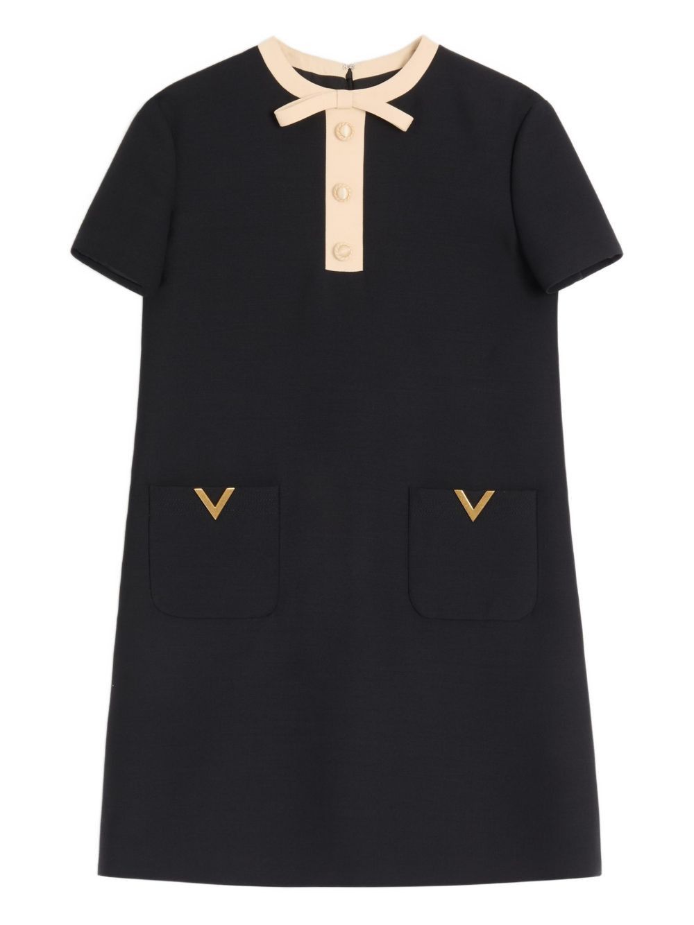Valentino WOOL AND SILK BLEND DRESS Size S / US 4 / IT 40 - 1 Thumbnail