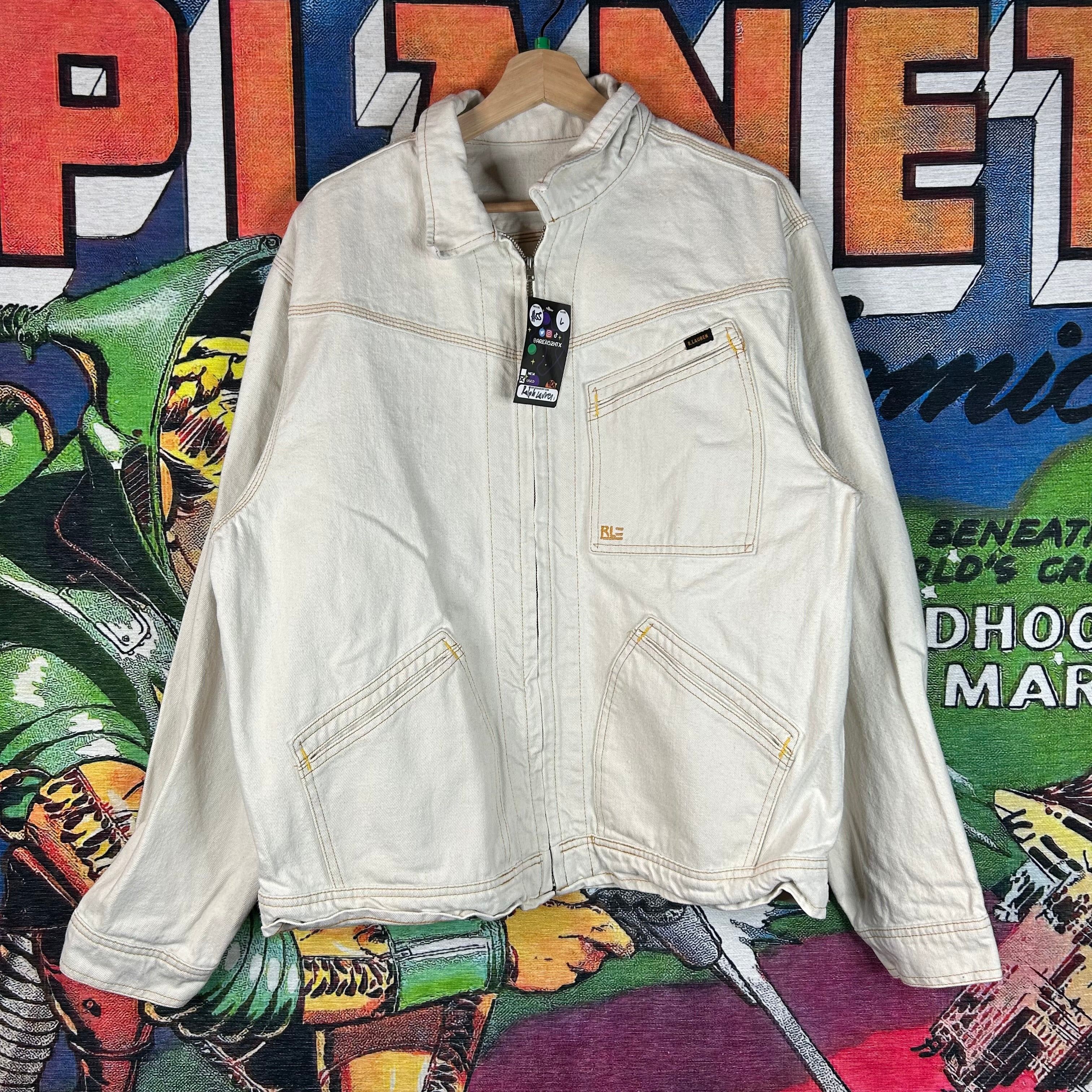 Polo Ralph Lauren Ralph Lauren Zip Front Jacket White Size L Size US L / EU 52-54 / 3 - 1 Thumbnail