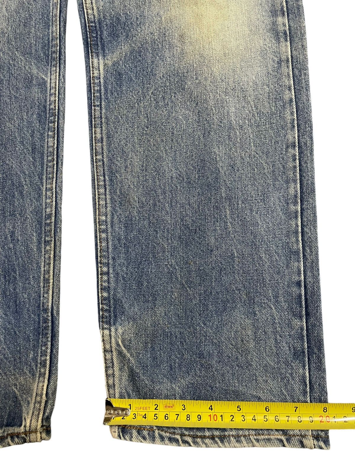 Levi's Vintage 70s Levis 505 Orange Tab Blue Faded Wash Style Jeans Size US 38 / EU 54 - 17 Thumbnail