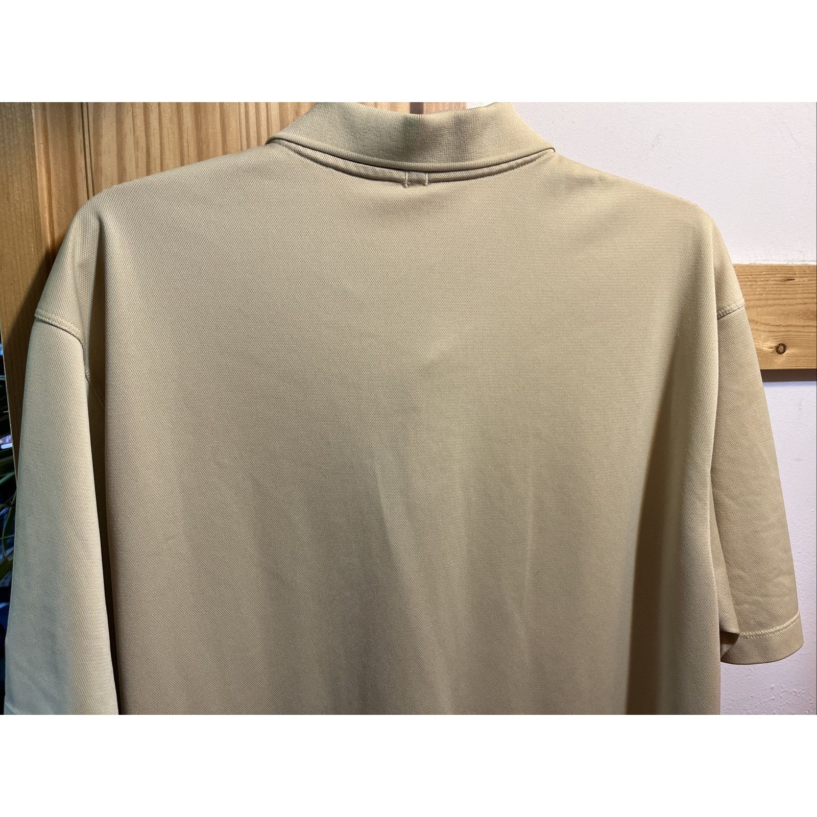 Nike Nike Golf Dri Fit Men XL Gold SS Button Polyester Polo Shirt Size US XL / EU 56 / 4 - 8 Thumbnail
