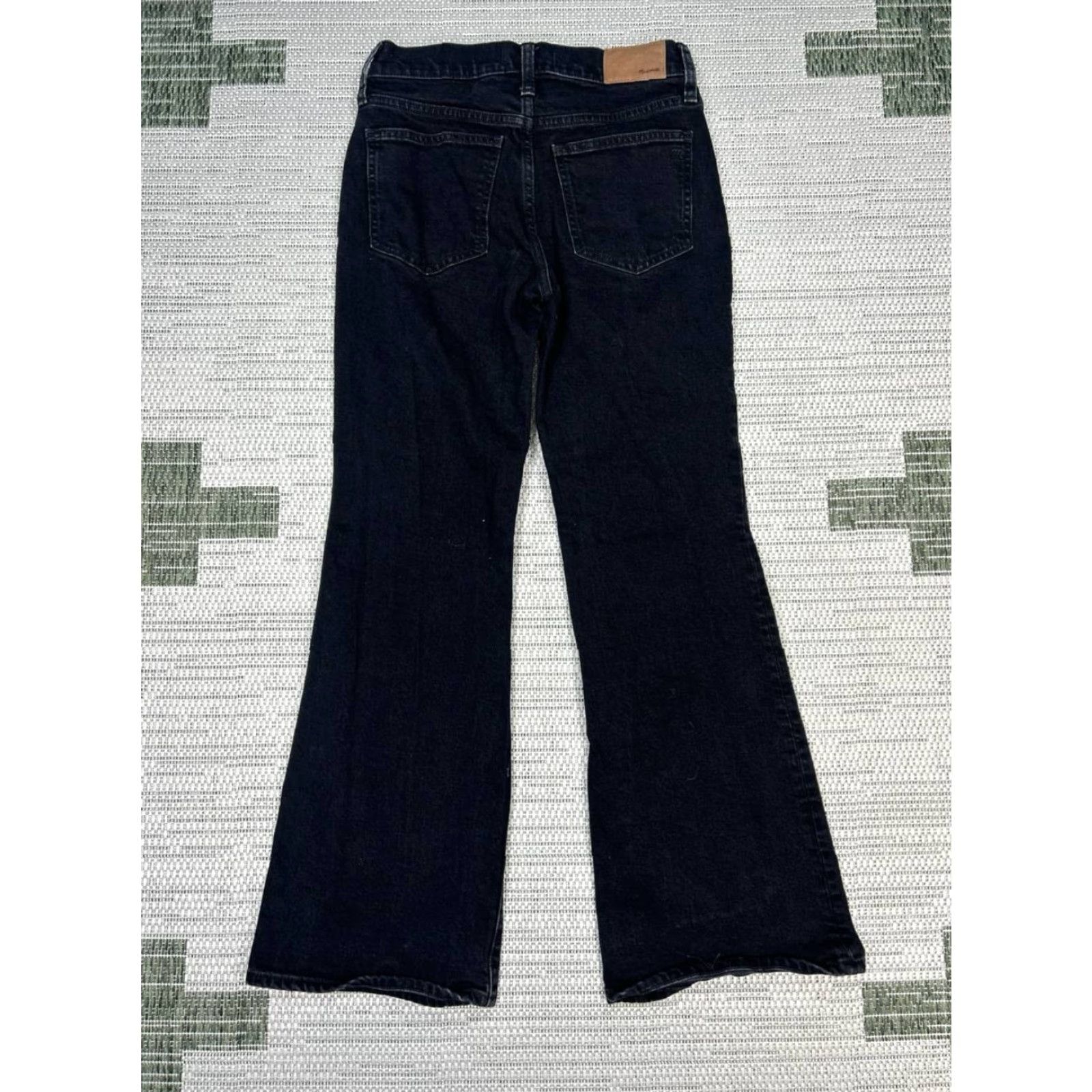 Madewell Madewell The Perfect Vintage Jeans Womens 25P Black Cotton Mid Rise 26x28 Flared Boyfriend Style City Preppy Mens? Size 42" / US 20 - 2 Thumbnail