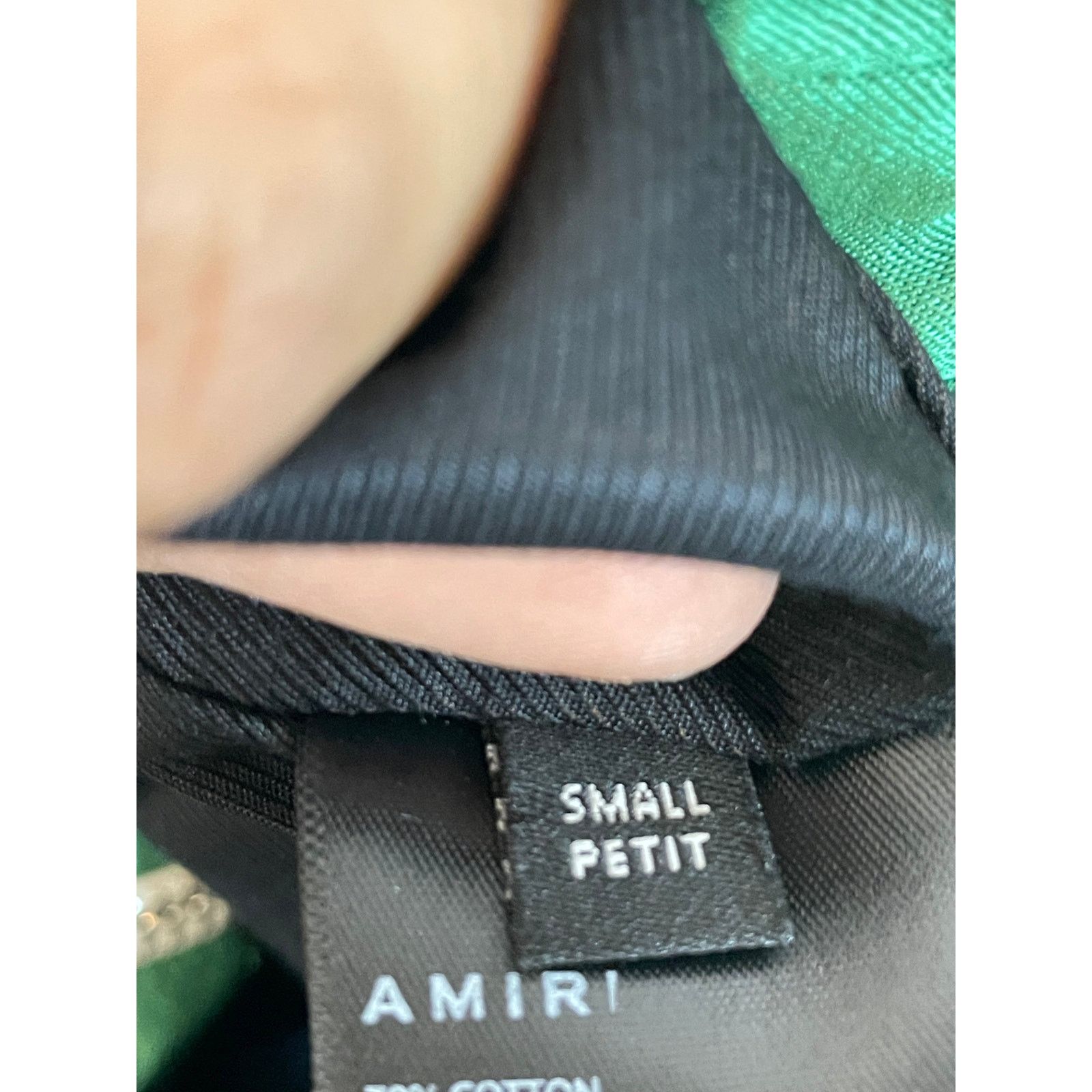 Amiri Amiri Track Jacket Green Used Small Size US S / EU 44-46 / 1 - 4 Thumbnail