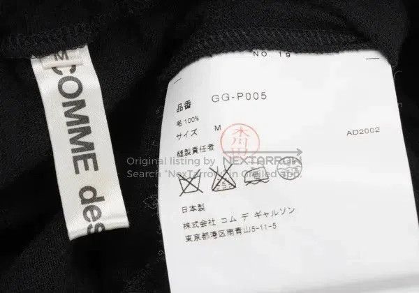 Comme des Garcons Comme Des Garcons size M Black vintage wide leg pants Size 25" / US 0 / IT 36 - 9 Thumbnail