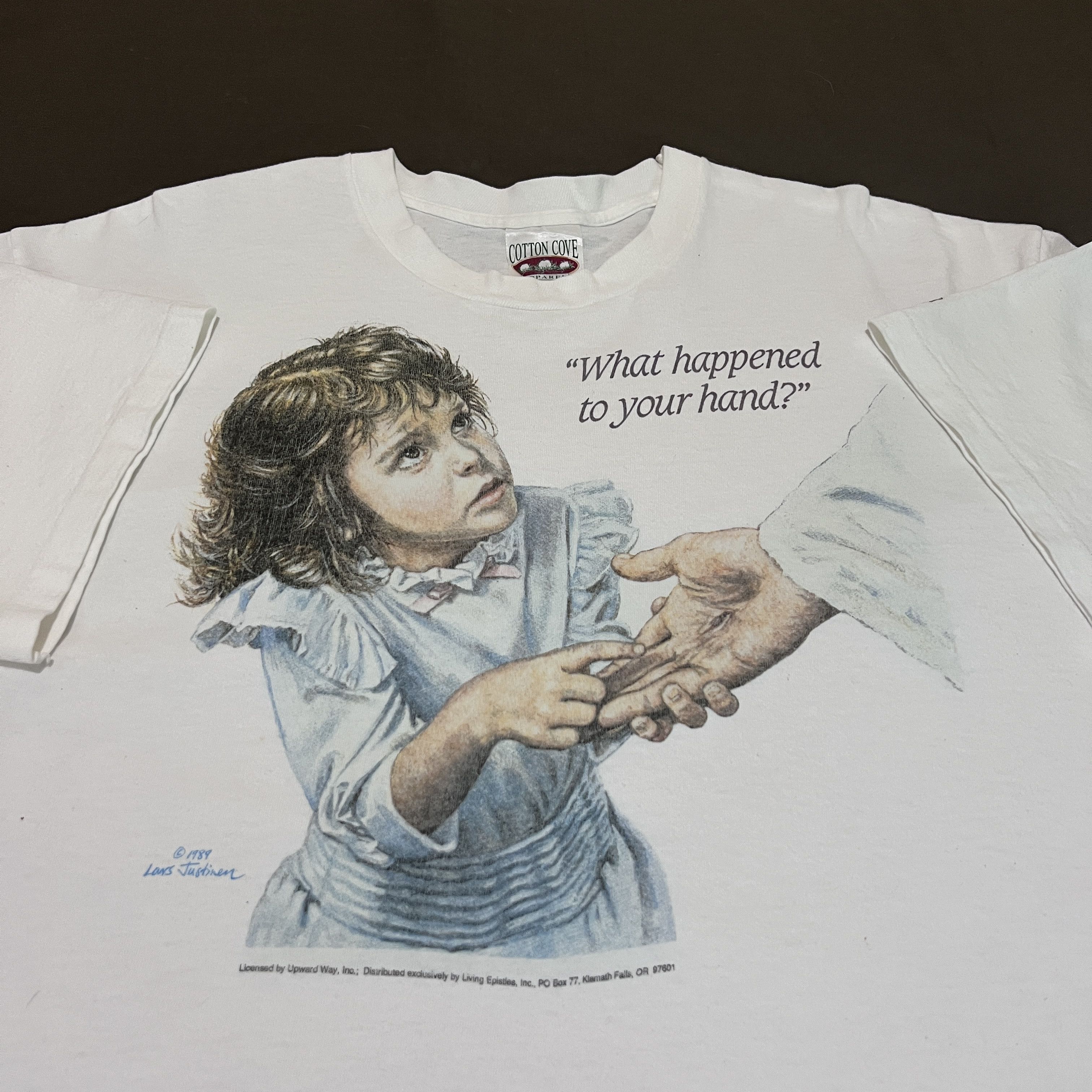 Streetwear × Vintage Vintage 80s 1989 What Happened To Your Hand 