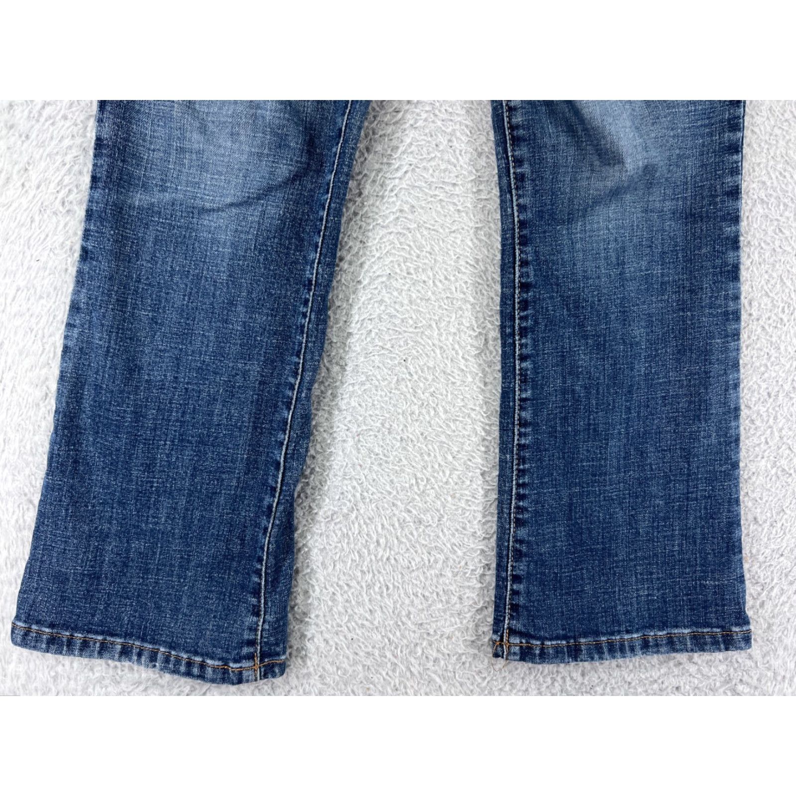 Lee Lee Jeans Womens 26 Blue Denim Bootcut Regular Blue Jeans Western Cotton Blend 5-Pocket Design Cowboy Southwestern 90s Theme Mens Girls Size 26" / US 2 / IT 38 - 5 Thumbnail