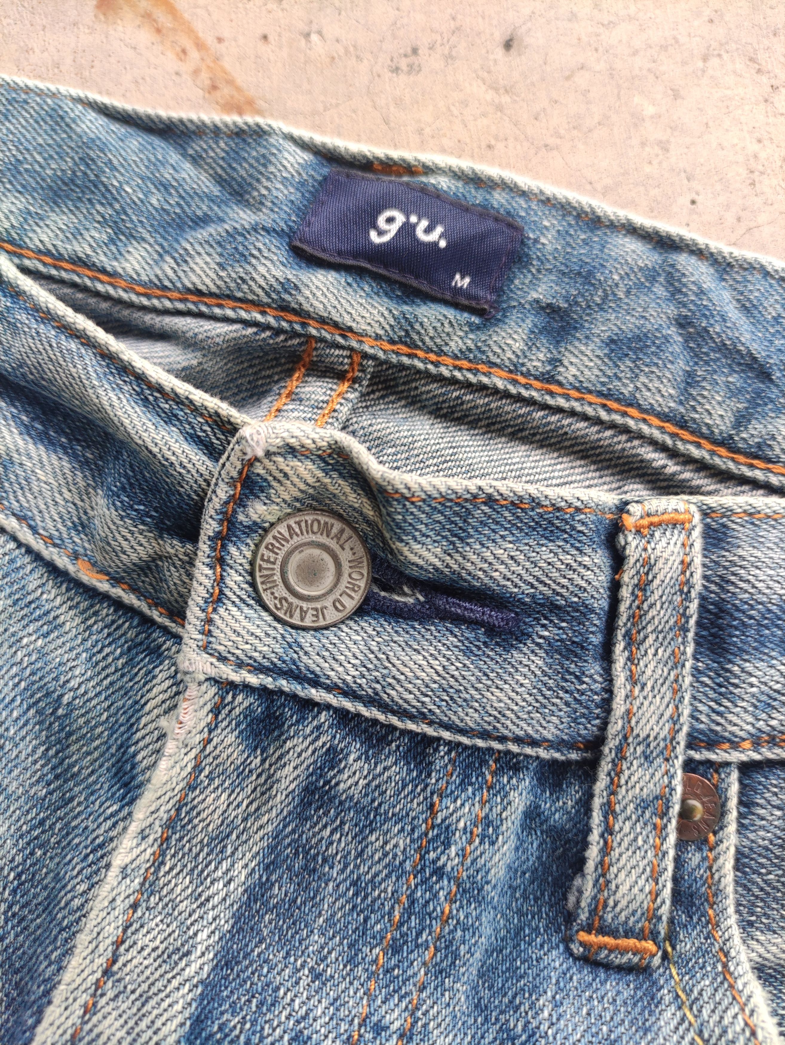GU Vintage GU Jean Distressed Faded Denim Pants Size US 32 / EU 48 - 5 Thumbnail
