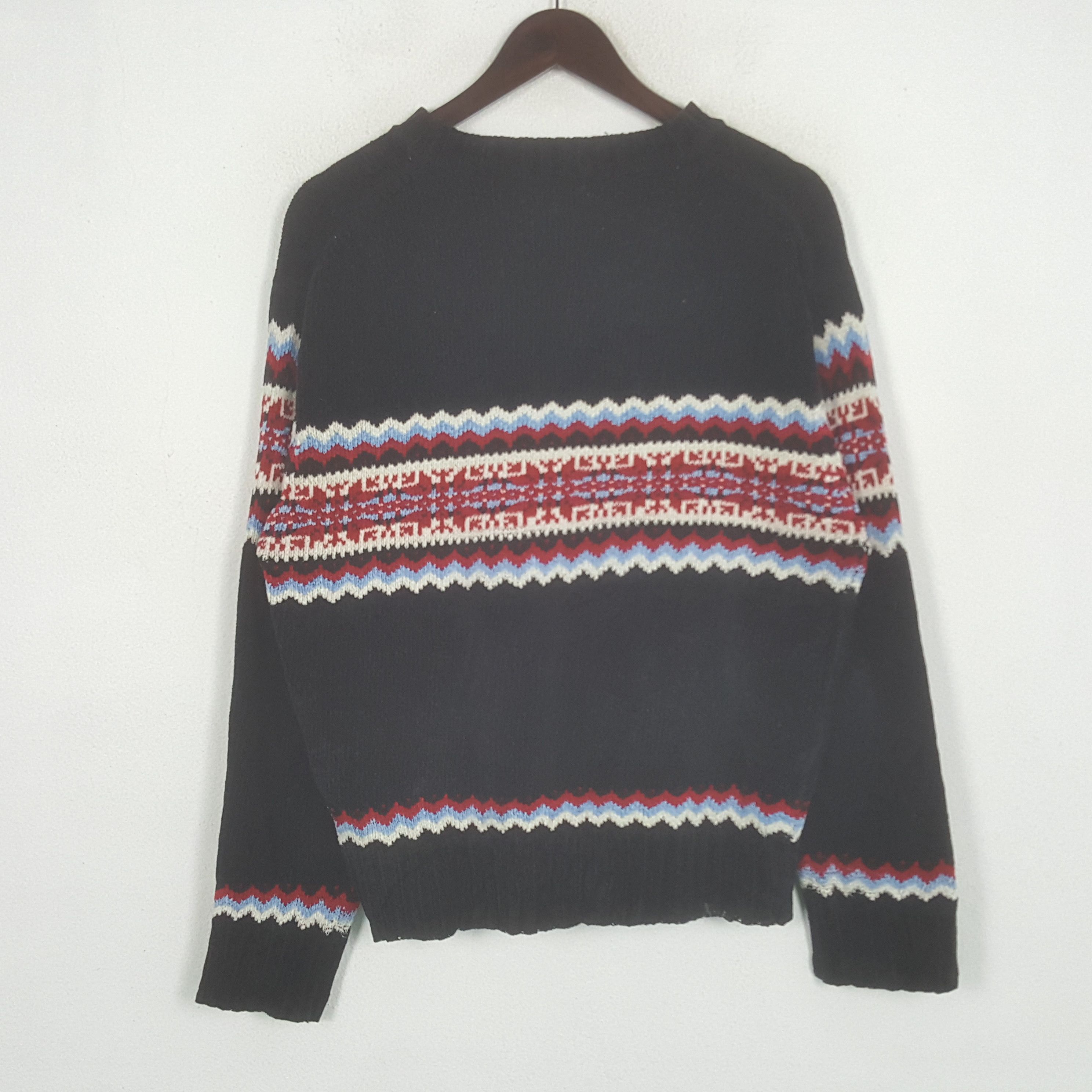 Japanese Brand Vintage Baboo Club Winter Knitted Sweatshirt Size US M / EU 48-50 / 2 - 2 Thumbnail