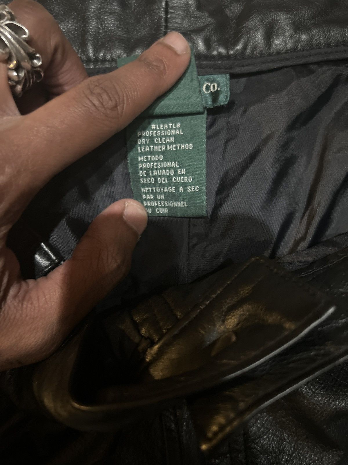 Ralph Lauren Leather Jeans
