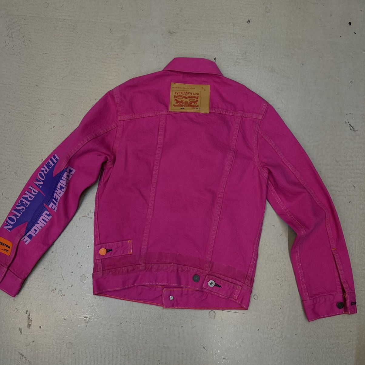 Heron Preston × Levi's HERON PRESTON X LEVI’S MISTAKES ARE OK DENIM JACKET Size US XXS / EU 40 - 12 Thumbnail