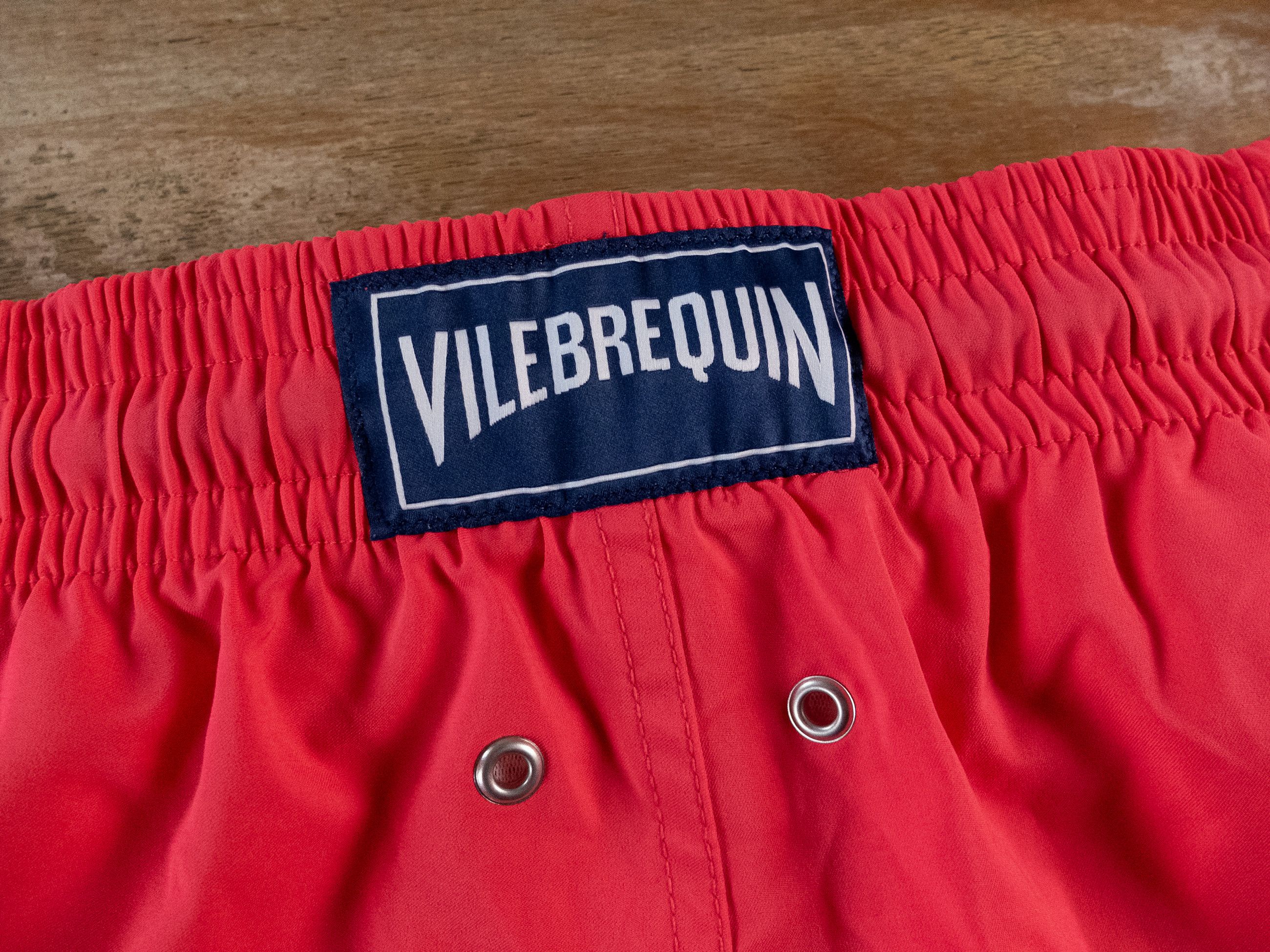 Vilebrequin VILEBREQUIN Massala solid pink fitted stretch swim shorts Size US 32 / EU 48 - 11 Thumbnail