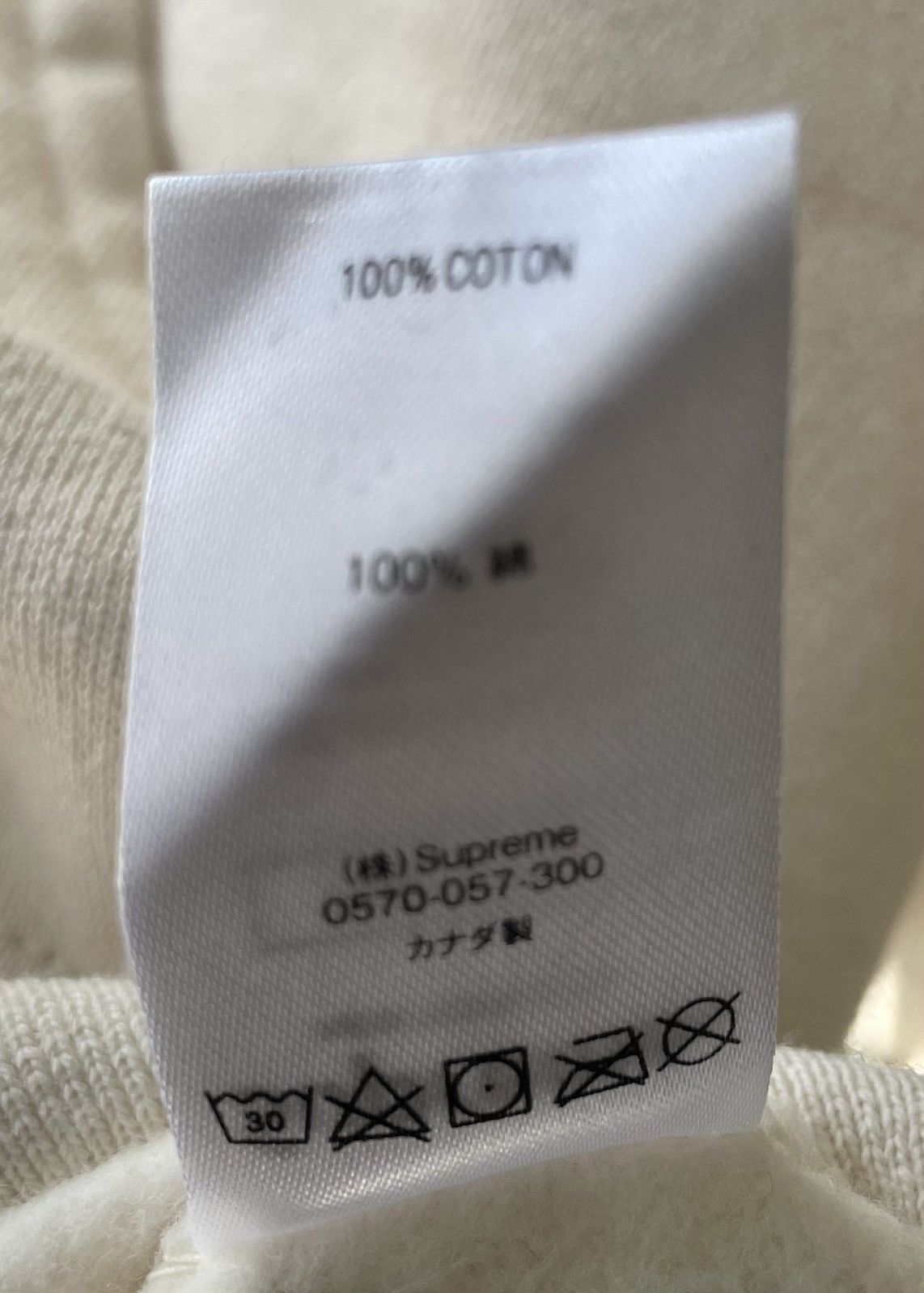 Supreme SUPREME New York SS 20 "Embryo" Natural Hoodie Size US M / EU 48-50 / 2 - 9 Thumbnail