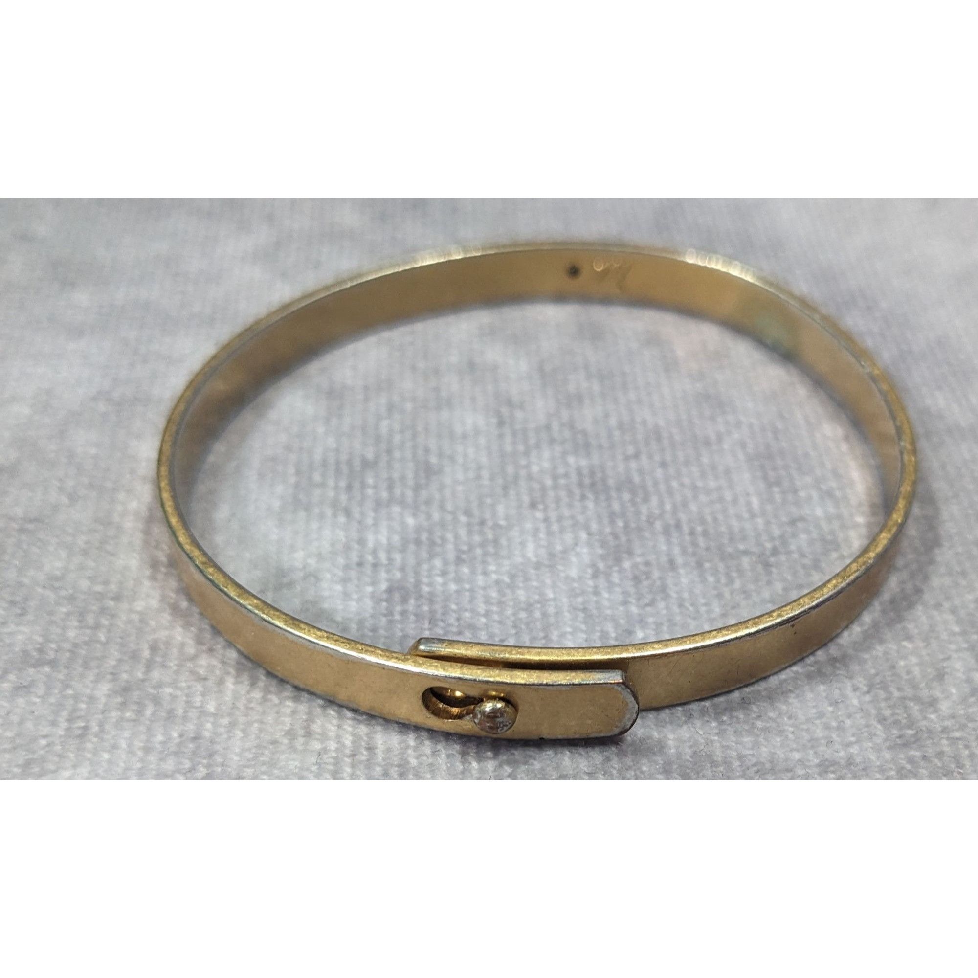 Madewell Madewell Preppy Gold Tone Bangle Bracelet Size ONE SIZE - 8 Thumbnail