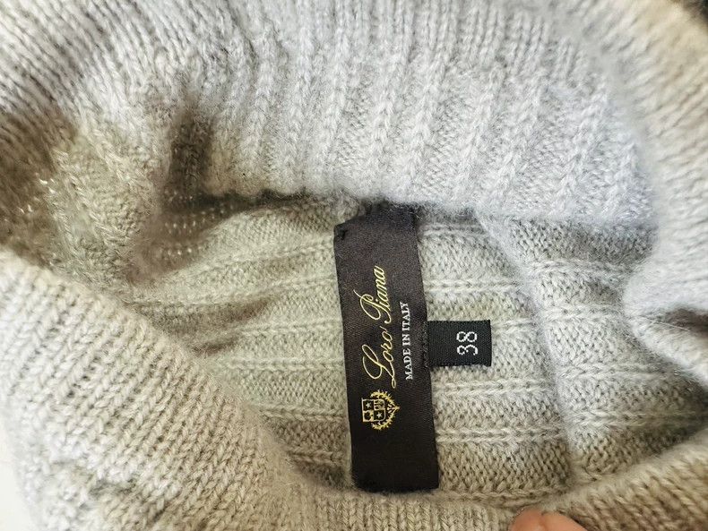 Loro Piana LORO PIANA Gray cashmere ribbon style Size XS / US 0-2 / IT 36-38 - 7 Thumbnail