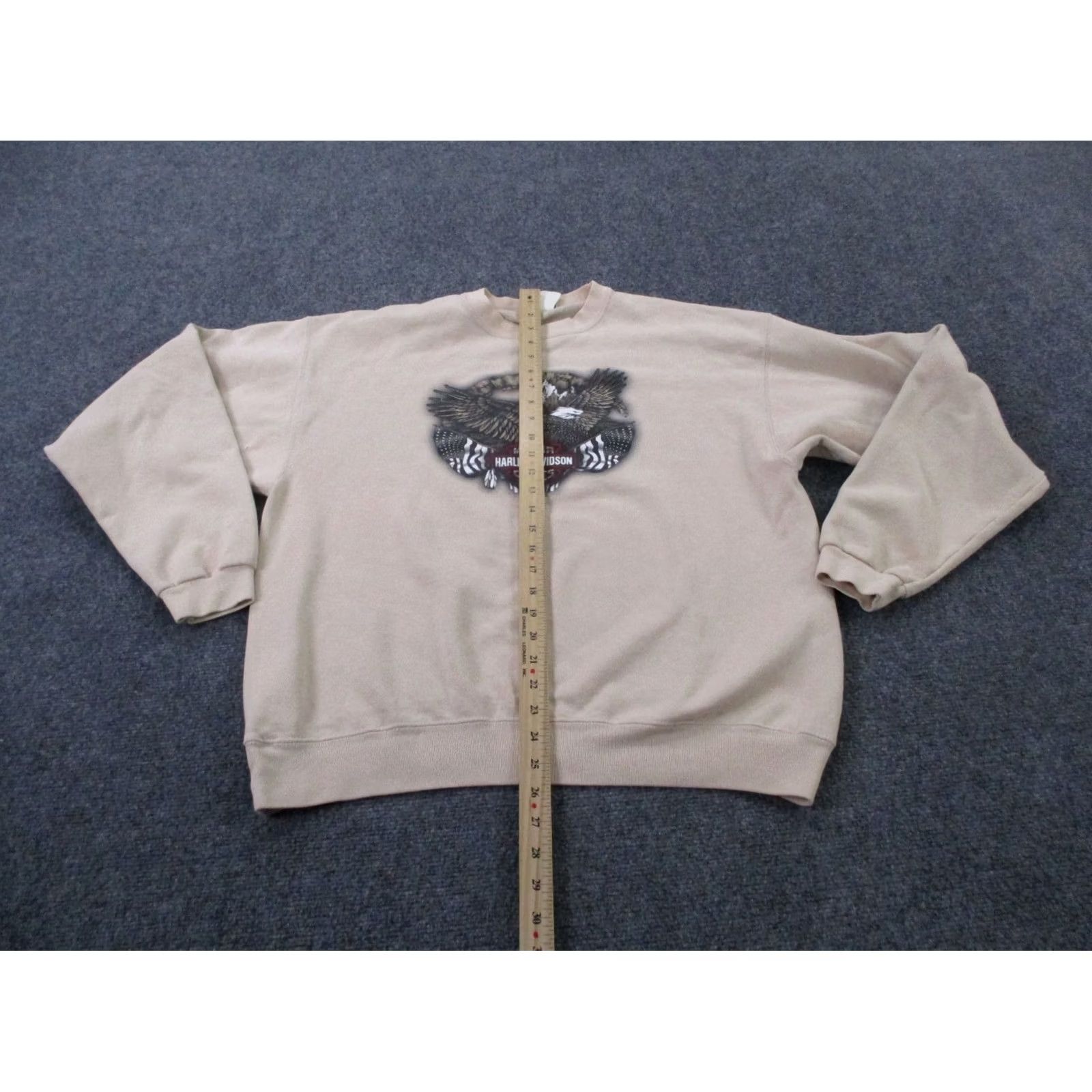Harley Davidson VINTAGE Harley-Davidson Sweatshirt Men L Biker Eagle USA Made Size US L / EU 52-54 / 3 - 3 Thumbnail
