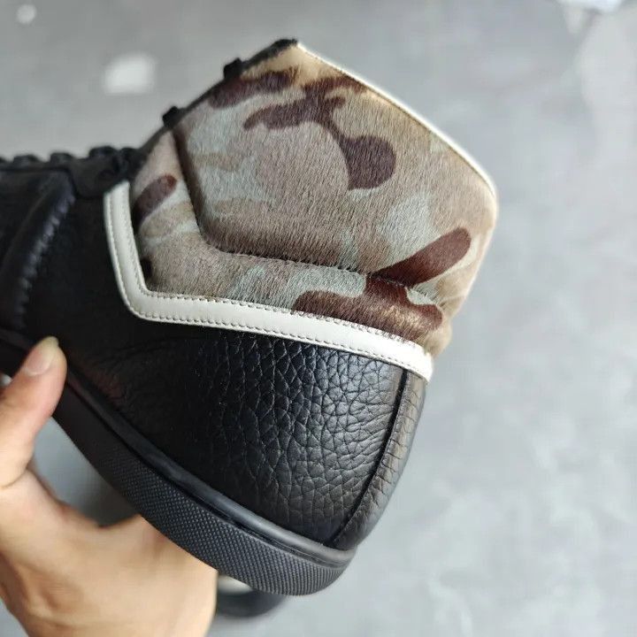 Louis Vuitton Louis Vuitton High-Top Sneakers in Black -2508 Size US 8 / EU 41 - 3 Thumbnail