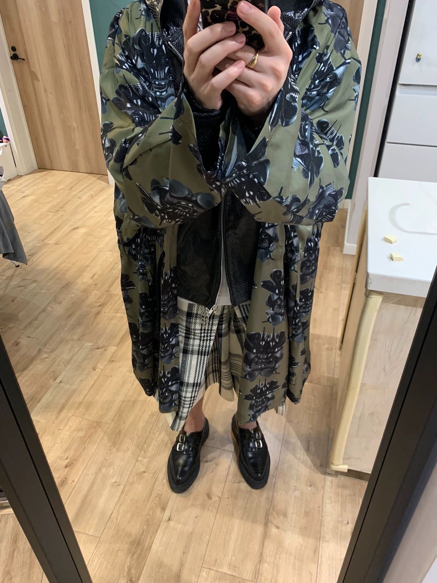 Cdg Homme Plus 2021 Fw Panelled Print Jacket M, Men's — image 5 of 6