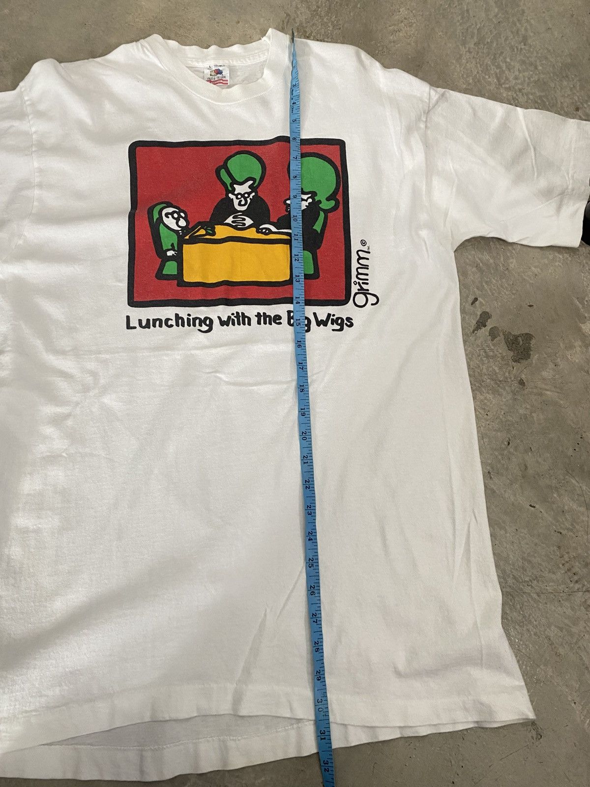 Fruit Of The Loom VINTAGE 90'S GRIMM Size US L / EU 52-54 / 3 - 8 Thumbnail