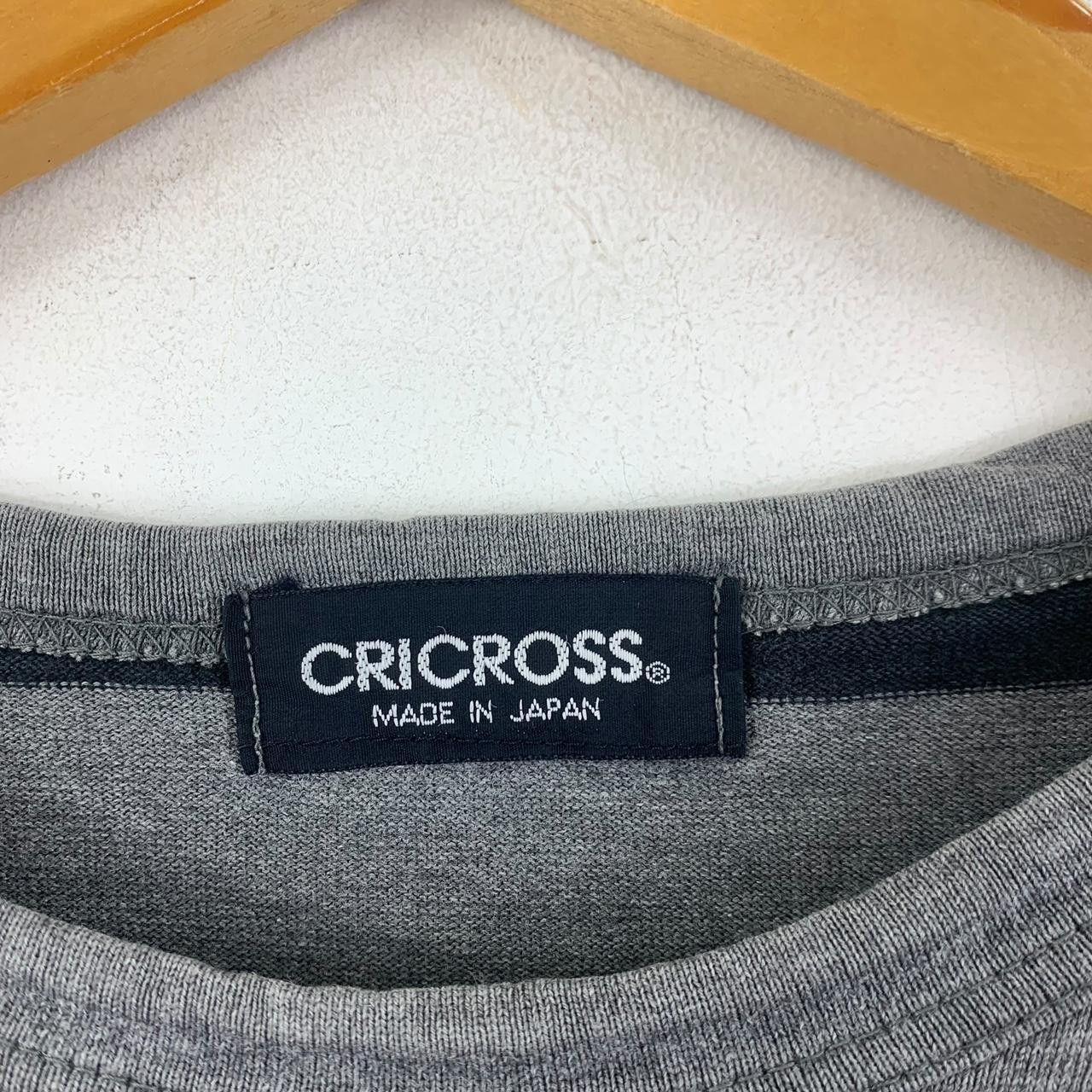 Vintage Vintage CRICROSS JAPAN DESIGNER Striped Tee Shirt Top Size S / US 4 / IT 40 - 3 Thumbnail