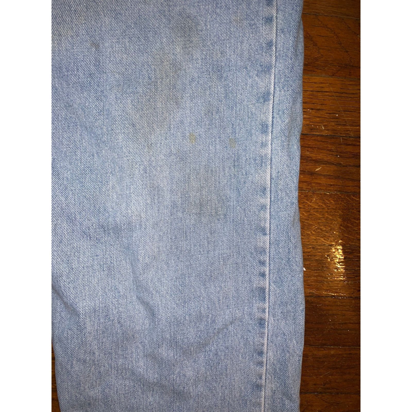 Levi's Vintage 1996 Levis 505 42x32 Light Wash USA Size US 42 / EU 58 - 5 Thumbnail