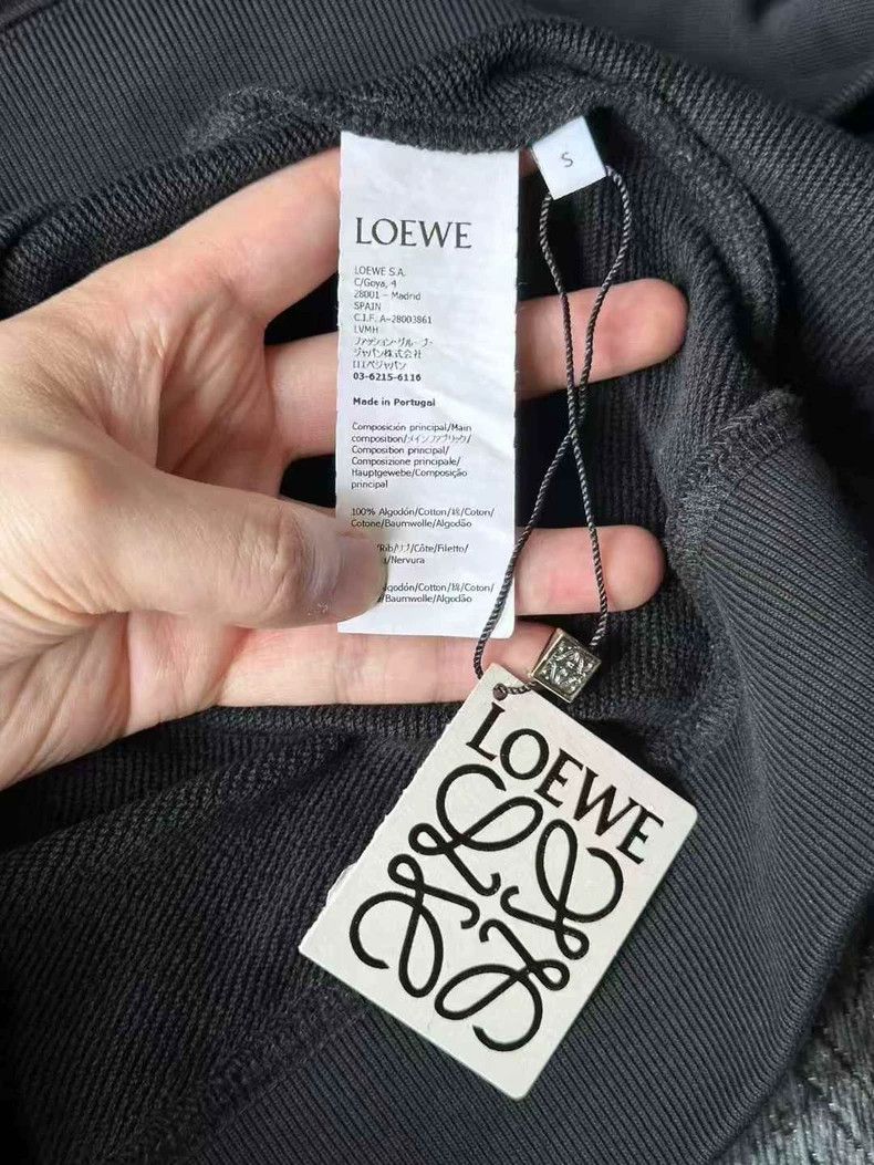 Loewe LOEWE Black leather hoodie Size M / US 6-8 / IT 42-44 - 4 Thumbnail