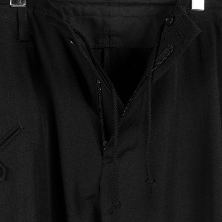 Yohji Yamamoto Yohji Yamamoto Pour Homme - WOOL GABARDINE COIN POCKET PANTS Size US 30 / EU 46 - 4 Thumbnail