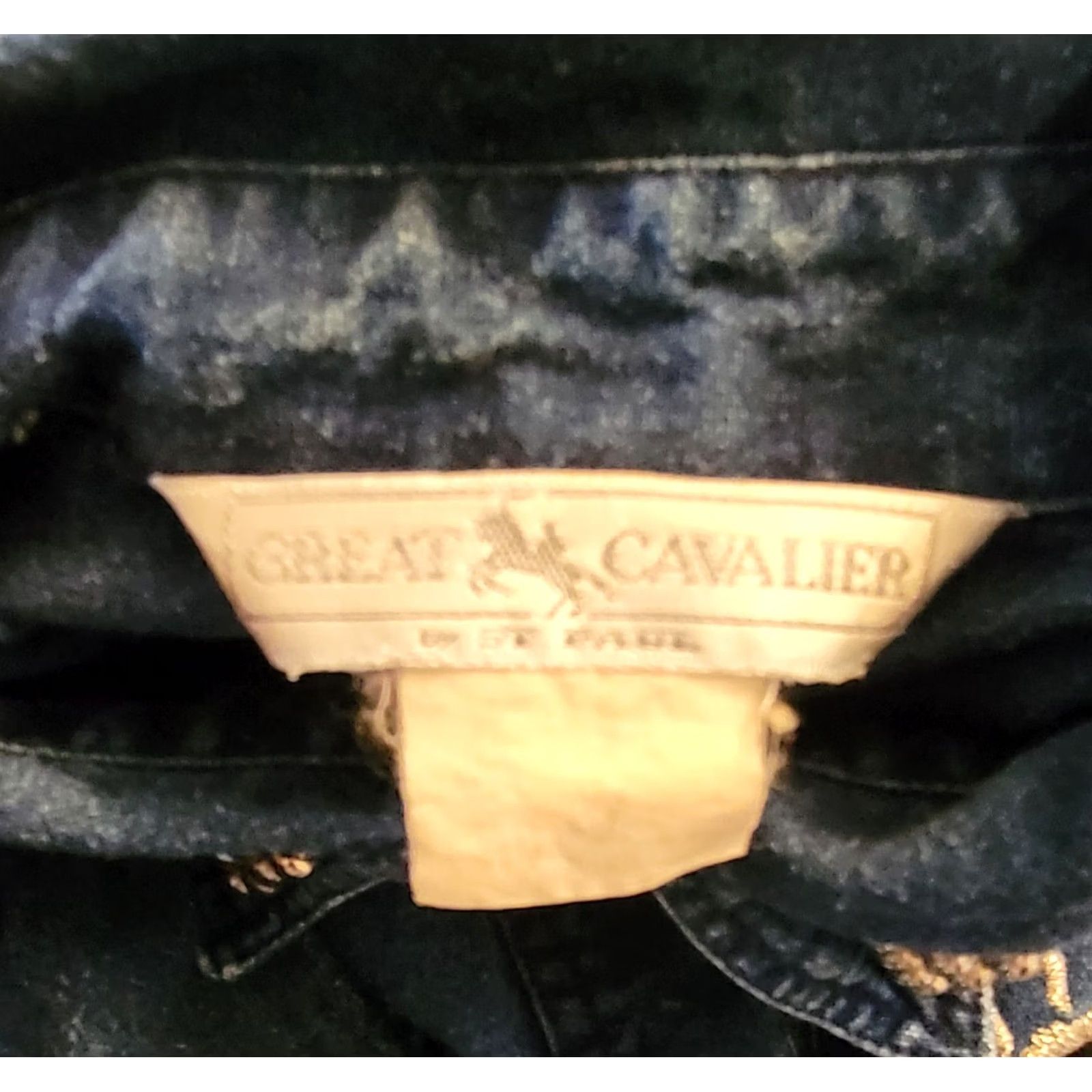 Greats VINTAGE Great Cavalier Embellished Denim Shirt XL 1990s Blue Women’s Western Shirt Size XL / US 12-14 / IT 48-50 - 5 Thumbnail