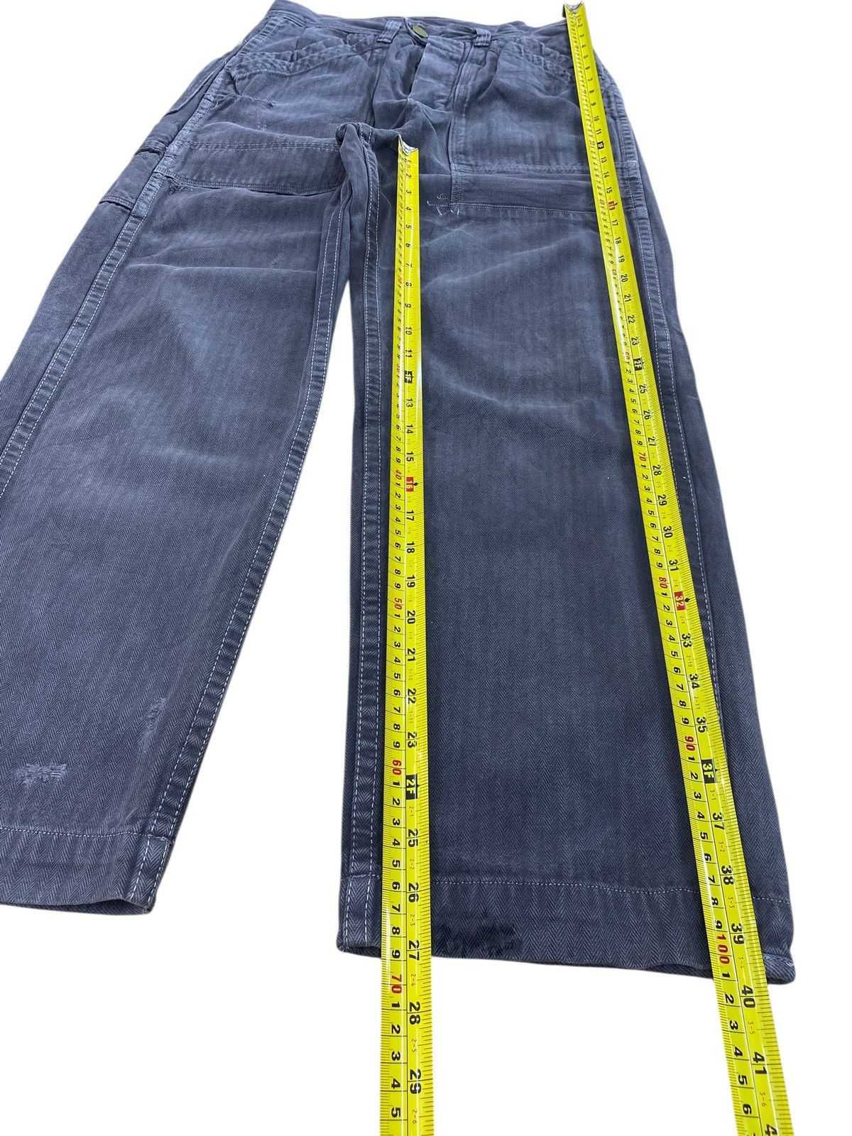 Japanese Brand Japanese Brand Faded Black Double Knee Style Jeans Size US 28 / EU 44 - 8 Thumbnail