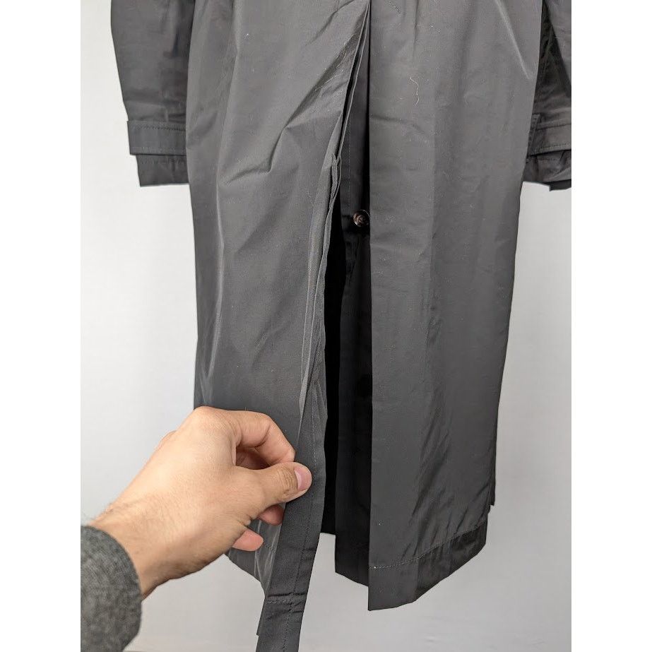 Bottega Veneta o1rshd1 Trench Fluid Technical Cotton Coat in Black Size US S / EU 44-46 / 1 - 17 Thumbnail