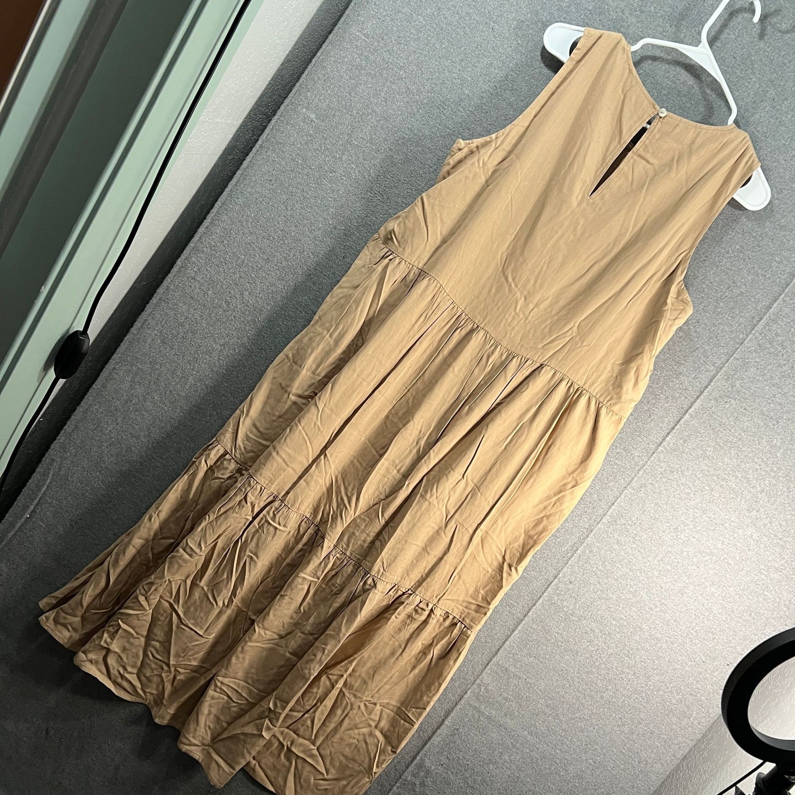 Other Laurie Felt Sleeveless Tiere Maxi Dress Brown Sand Size M Size M / US 6-8 / IT 42-44 - 2 Thumbnail