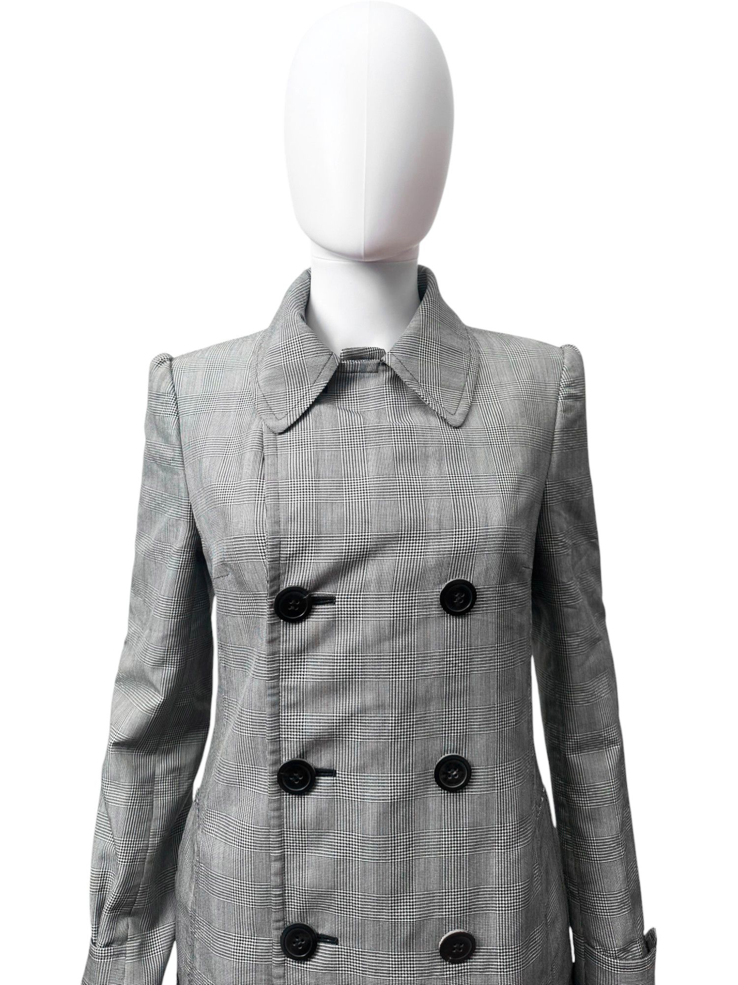 Comme des Garcons × Junya Watanabe A/W 2009 Double Breasted Grey Coat Size M / US 6-8 / IT 42-44 - 7 Thumbnail