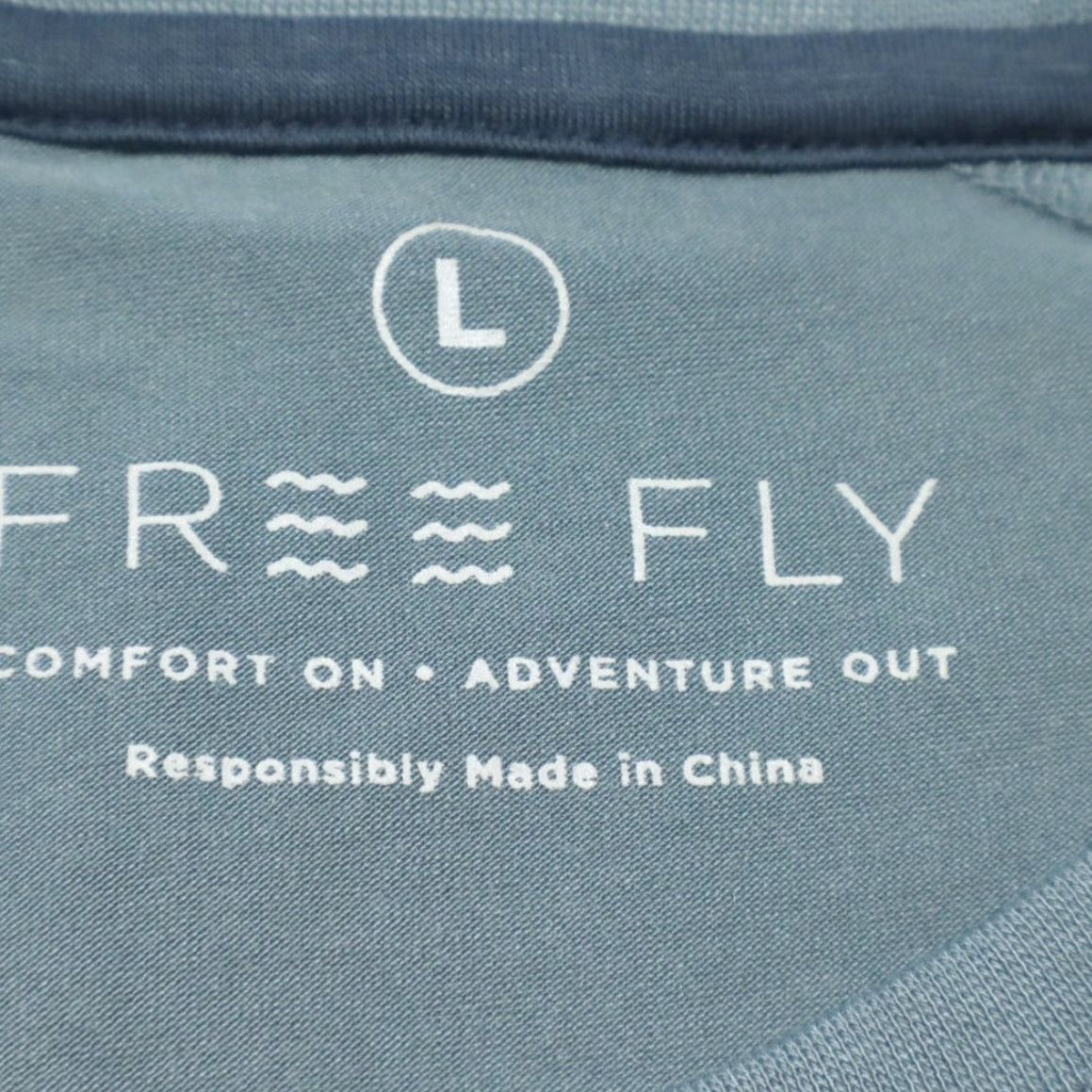 Vintage Free Fly Shirt Sage L Men's T-Shirt Bamboo Stretch Solid Long Sleeve Size US L / EU 52-54 / 3 - 5 Thumbnail