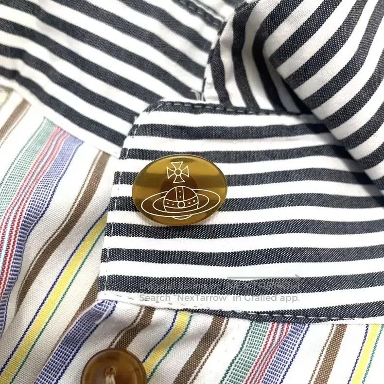 Vivienne Westwood Vivienne Westwood Striped Shirt Size M / US 6-8 / IT 42-44 - 3 Thumbnail