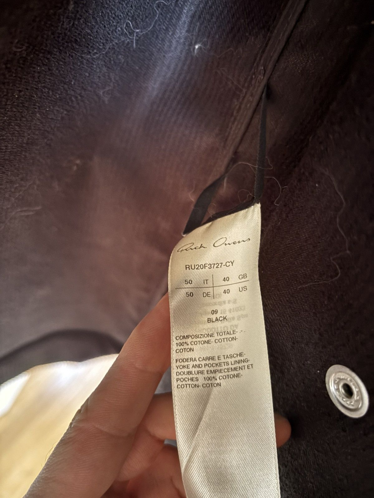 Rick Owens Rick Owens AW20 Performa Four Pocket Outershirt Size US M / EU 48-50 / 2 - 7 Thumbnail