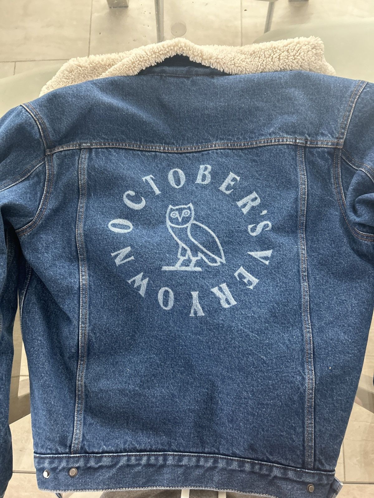 October's Very Own OVO Shearling Denim Jacket Size US M / EU 48-50 / 2 - 4 Thumbnail