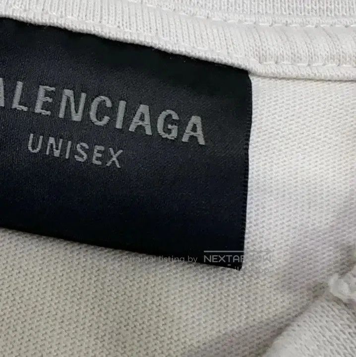 Balenciaga Balenciaga SS24 Distressed White Graphic T. Size US XS / EU 42 / 0 - 4 Thumbnail