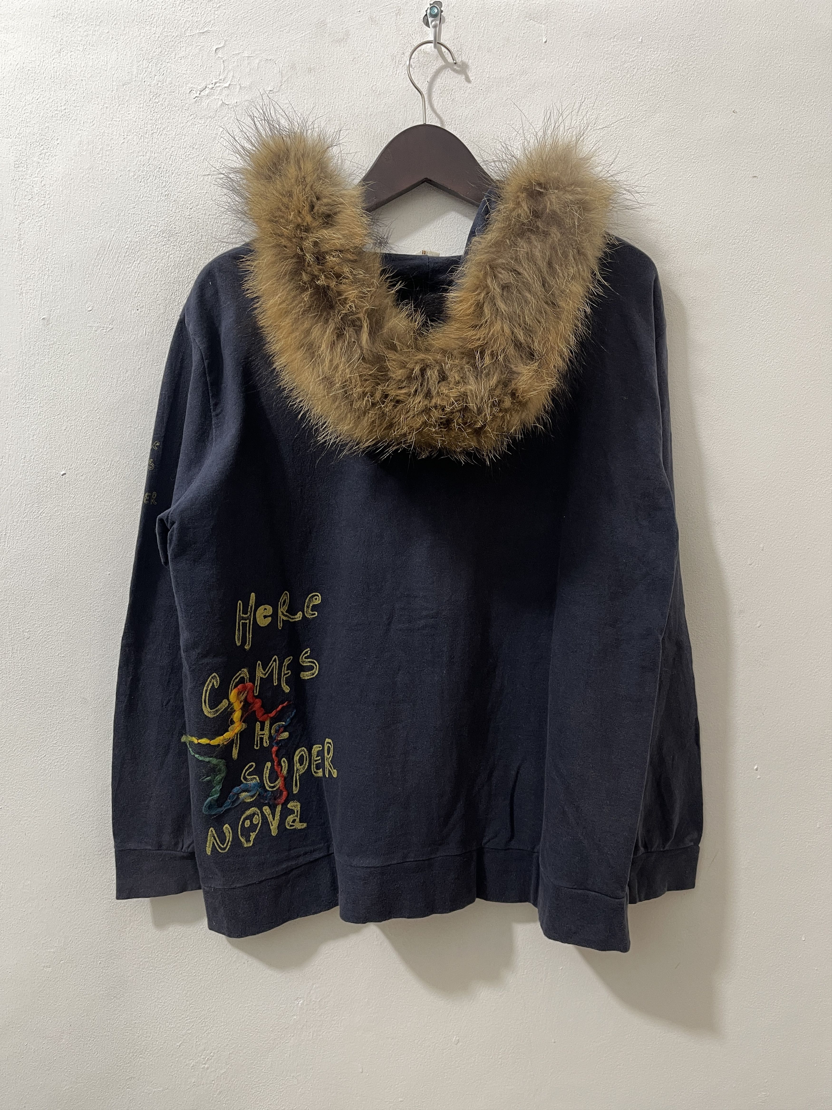 Japanese Brand Strange Haven Japan Archive Fur Vkei Style Hoodie Jacket Size US L / EU 52-54 / 3 - 9 Thumbnail