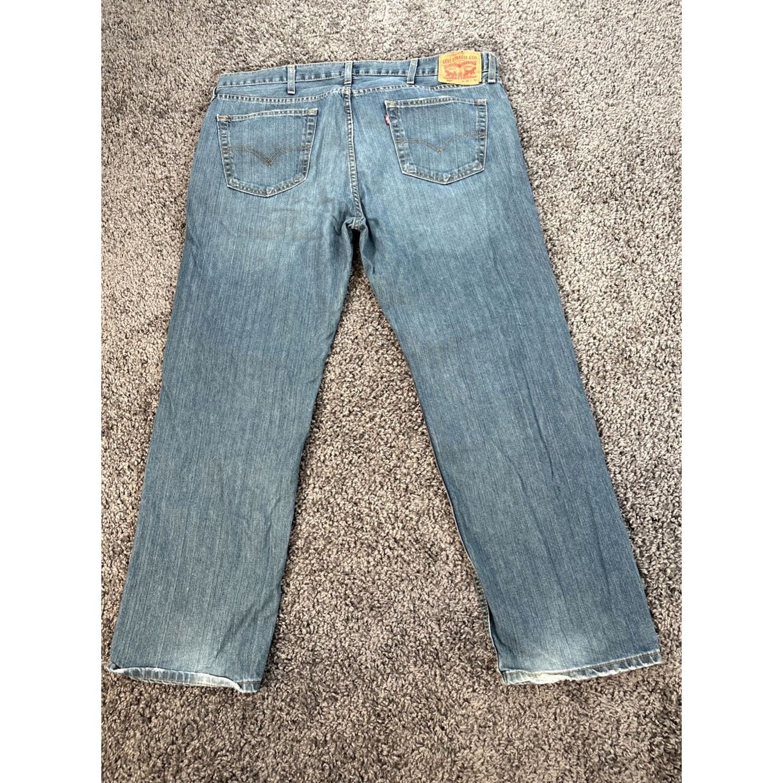 Levi's Levi'S 569 Mens Loose Straight Blue Denim Work Y2K - High Rise Jeans Size US 40 / EU 56 - 6 Thumbnail