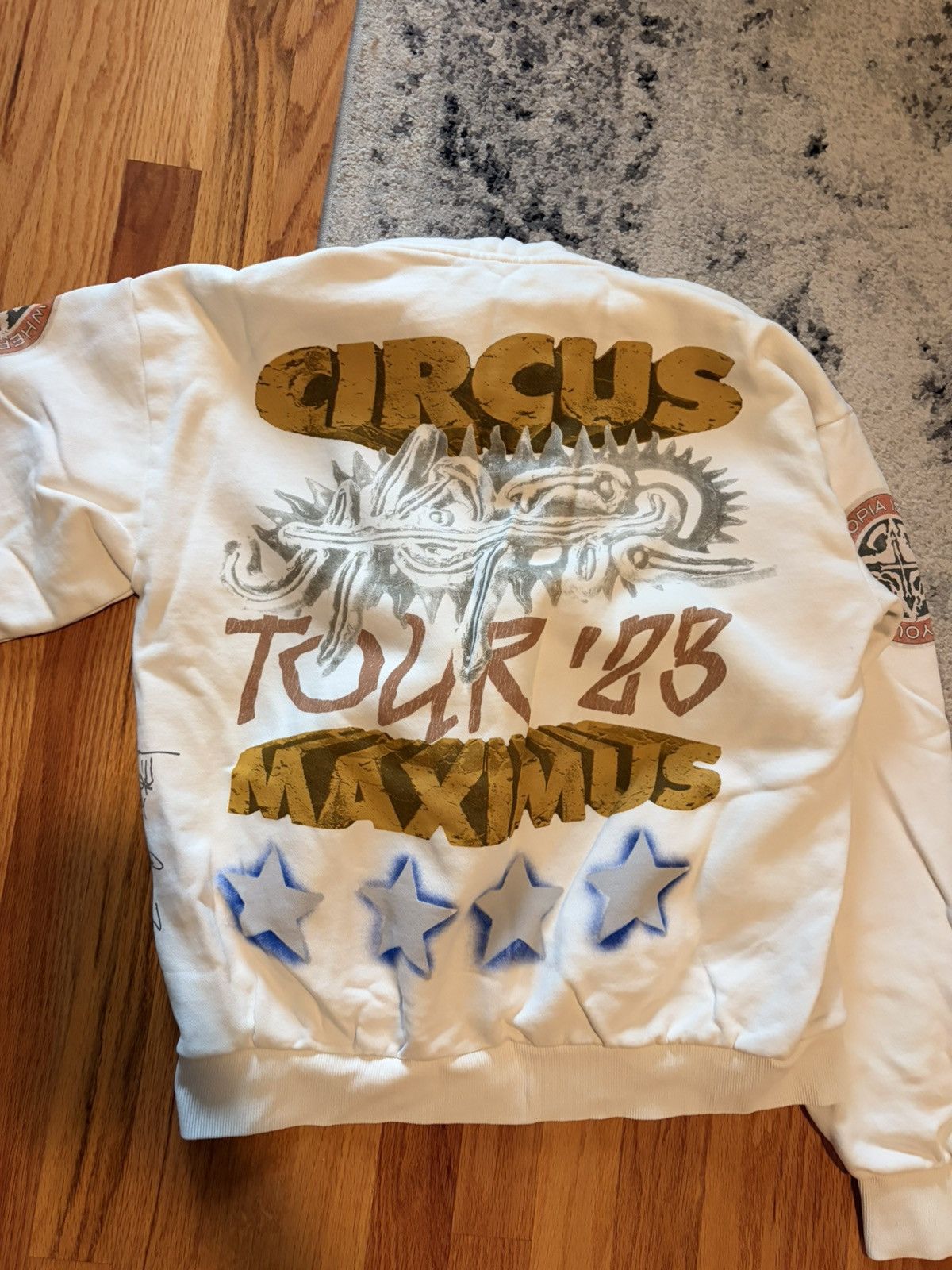 Travis Scott TRAVIS SCOTT CIRCUS MAXIMUS TOUR HOODE BARELY USED SZ LARGE Size US L / EU 52-54 / 3 - 2 Thumbnail