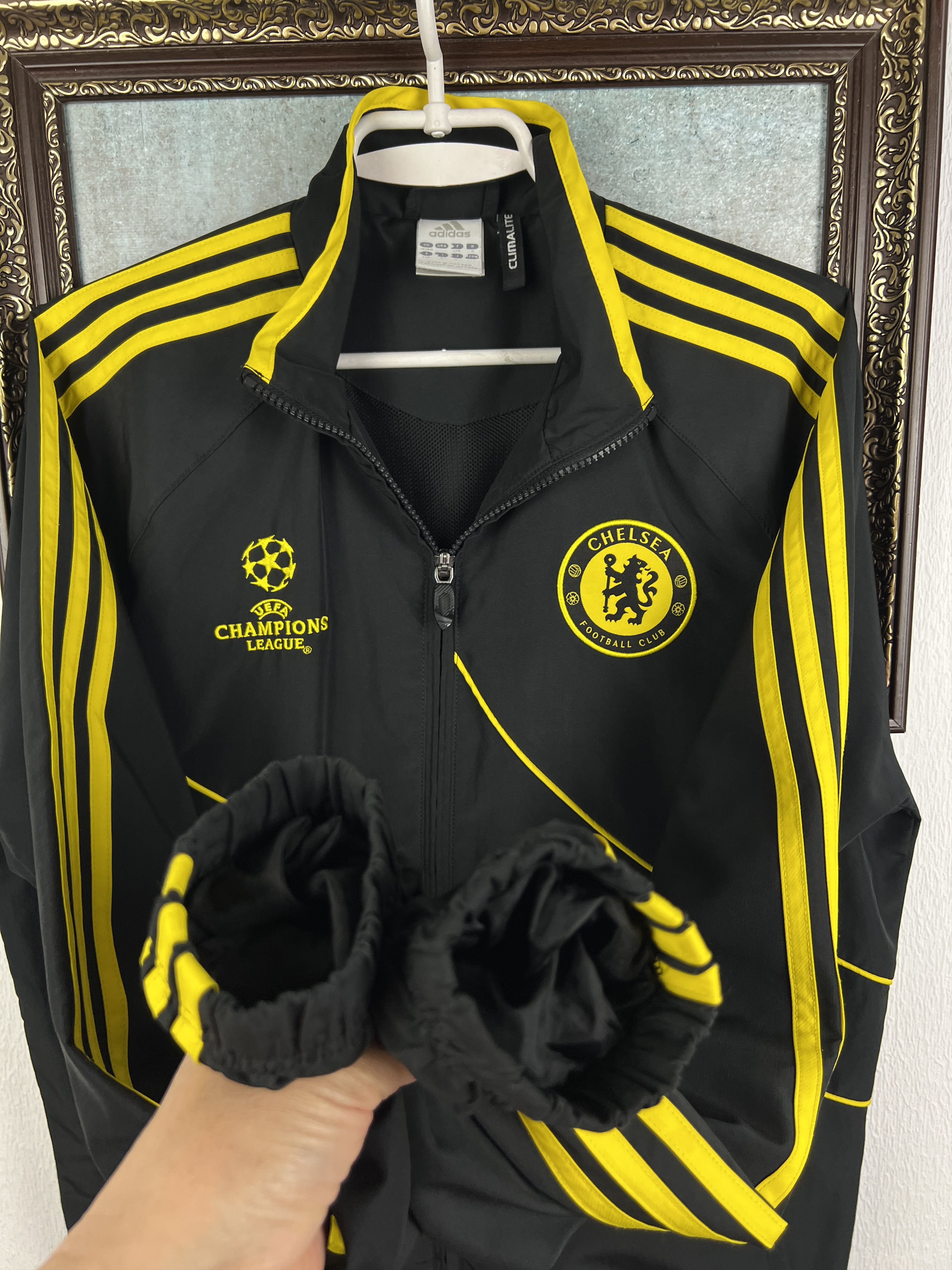 Adidas Vintage Chelsea Football Jacket Soccer Train Track Top Size US M / EU 48-50 / 2 - 7 Thumbnail