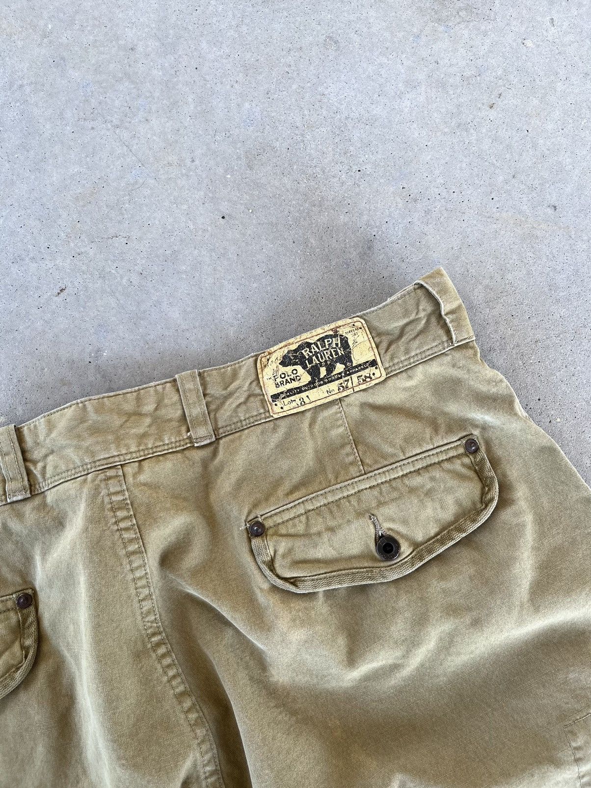 Vintage Vintage 00’s Polo Cargo Hiking Shorts Size US 36 / EU 52 - 4 Thumbnail