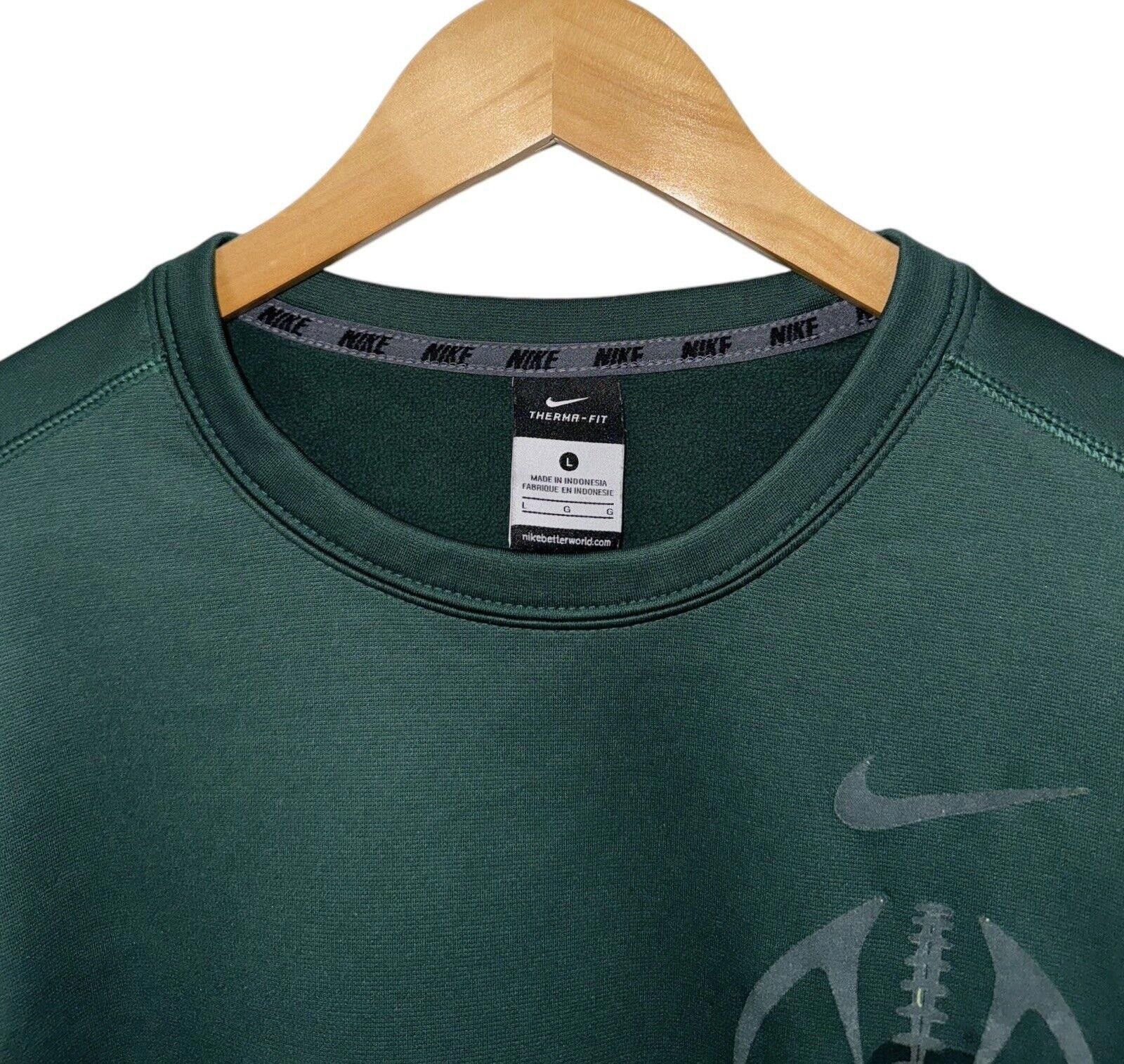Nike Vintage Nike Oregon Ducks Football Crewneck Sweater Sz L Size ONE SIZE - 3 Thumbnail
