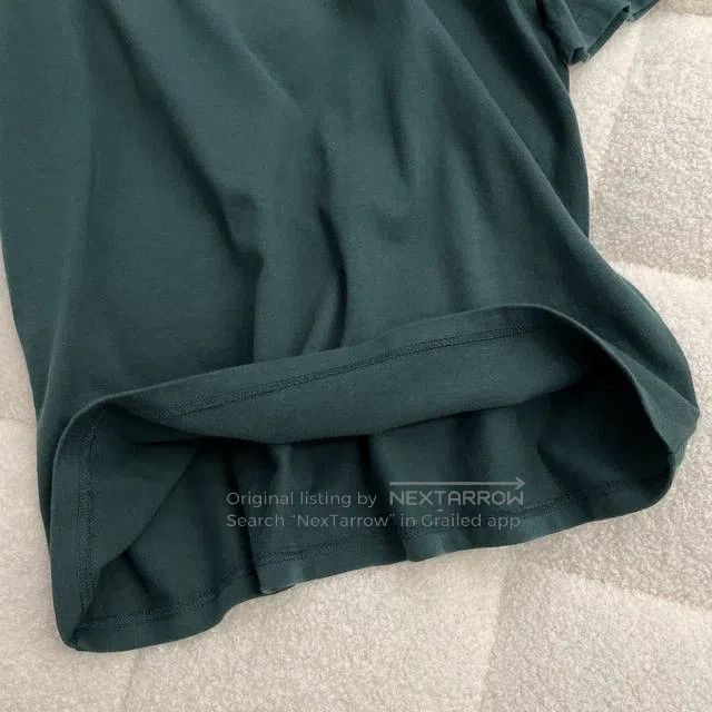 Balenciaga Balenciaga Green Double B Leaf Printed Short Sleeve T-shir Size US L / EU 52-54 / 3 - 6 Thumbnail