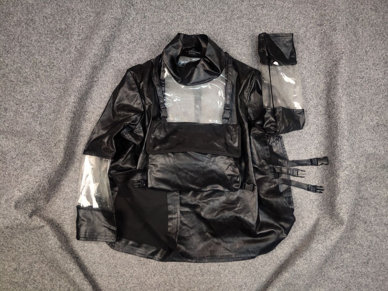 Japanese Brand Vintage House Of Loferrie Japan Combined raincoat bag Jacket Size US L / EU 52-54 / 3 - 2 Thumbnail