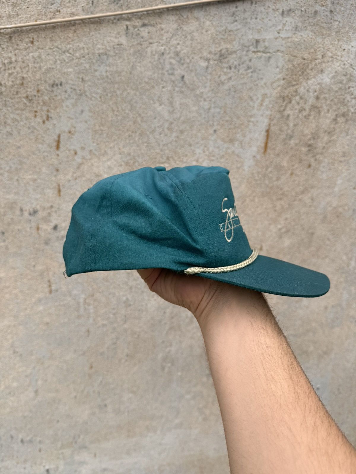 Vintage Vintage "Santa Barbara" California Hat 90s Faded Washed Cap Size ONE SIZE - 2 Thumbnail