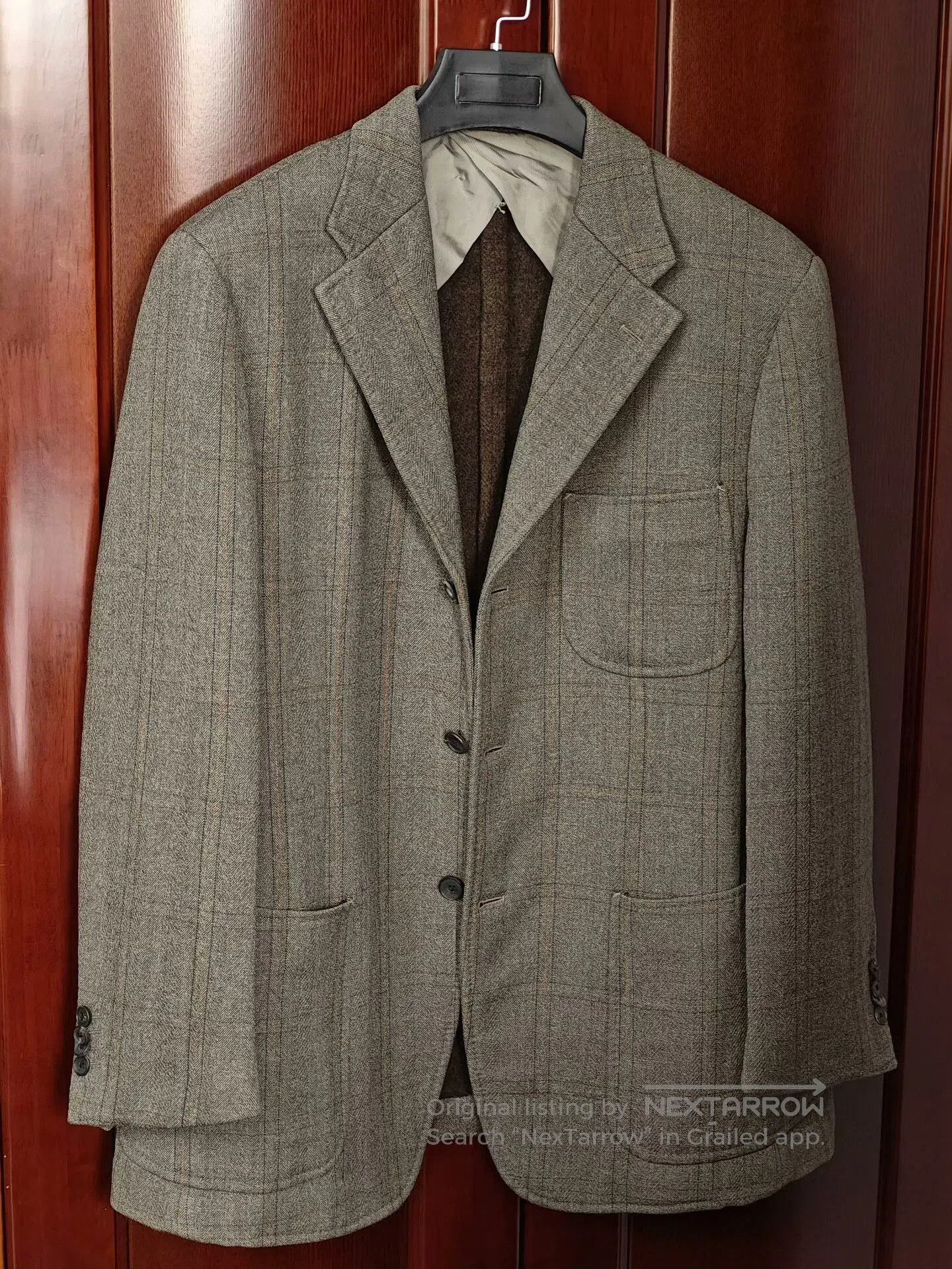 S.T. Dupont S.T. Dupont Wool-Linen Suit Jacket. Size US L / EU 52-54 / 3 - 1 Thumbnail