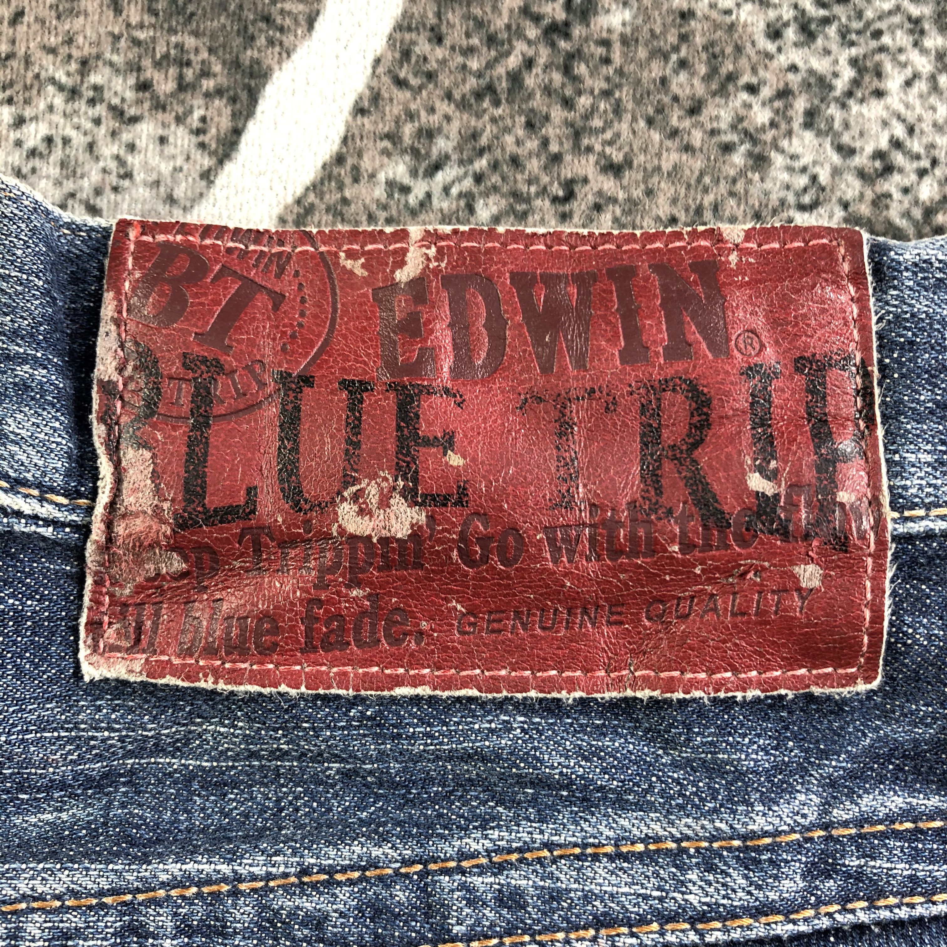 Edwin Edwin Blue Trip Jeans Ripped Denim KJ3048 Size US 30 / EU 46 - 5 Thumbnail