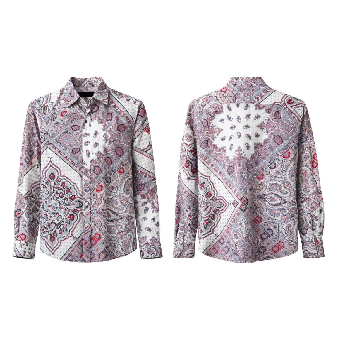 Etro ETRO MILANO MENS BAROQUE ART PRINTED LUXURY BUTTON SHIRT L Size US L / EU 52-54 / 3 - 2 Thumbnail