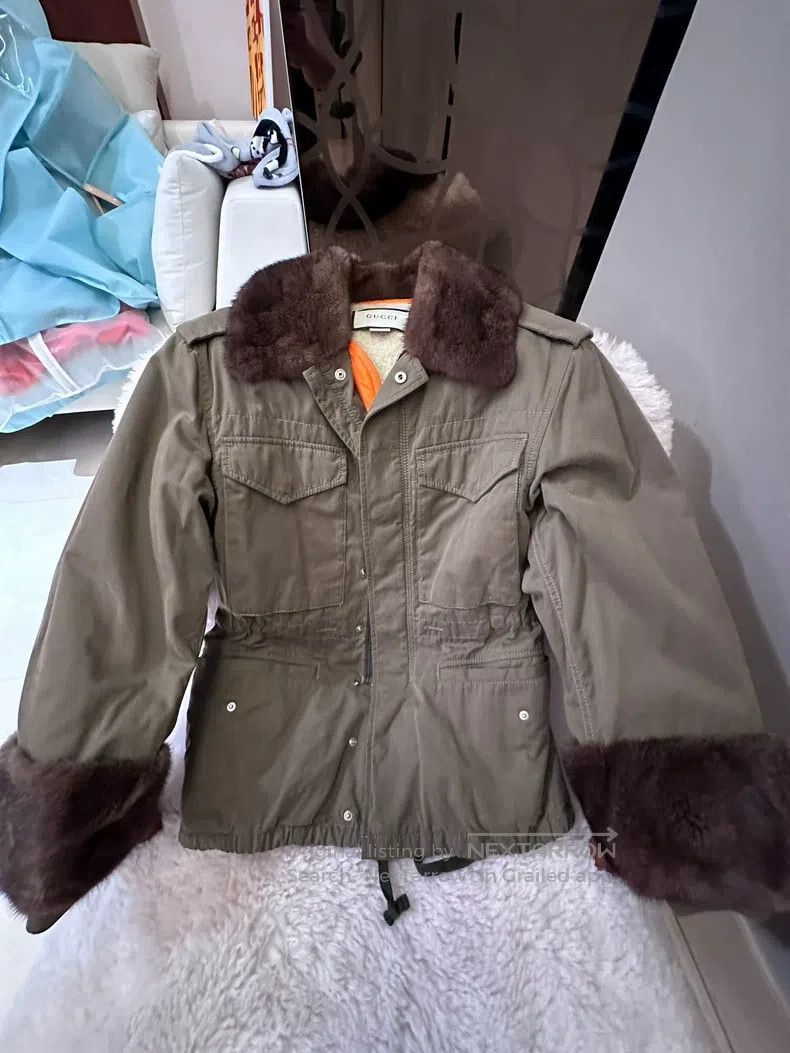 Gucci Gucci Army green jacket Size XS / US 0-2 / IT 36-38 - 2 Thumbnail
