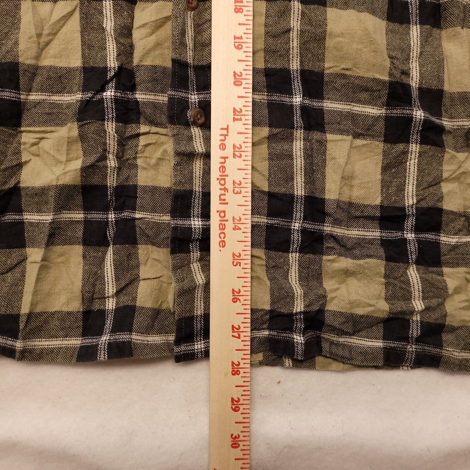 Arrow Arrow Tartan Flannel Casual Shirt Mens Size Large L Brown Size US L / EU 52-54 / 3 - 8 Thumbnail