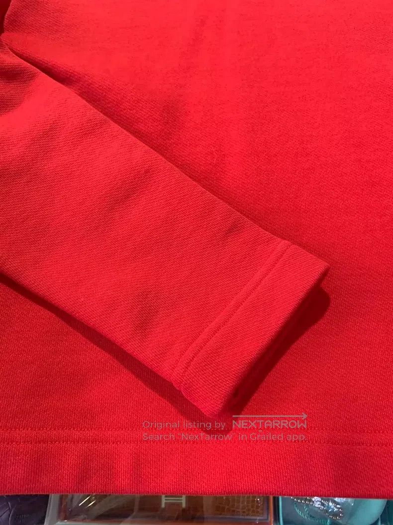 Balenciaga Balenciaga Red Hooded Short Sweatshirt Size US XS / EU 42 / 0 - 7 Thumbnail